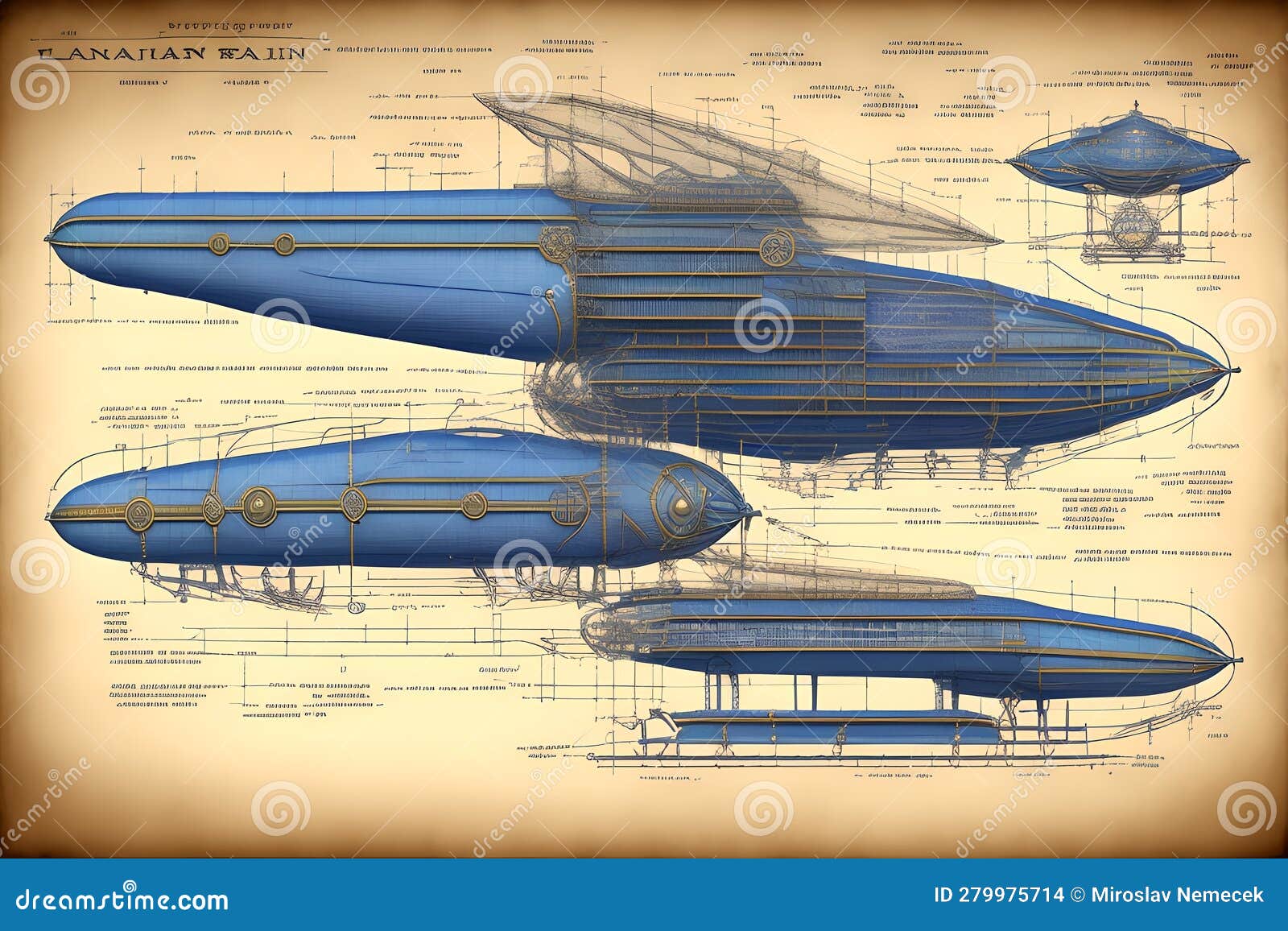 blueprint of vimana flying machine, generative ai 
