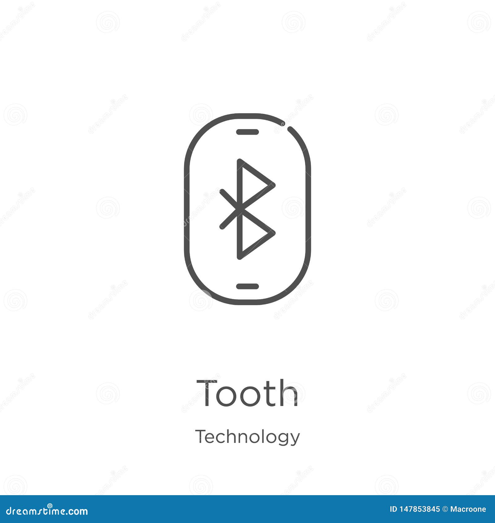 Bluetooth icon vector