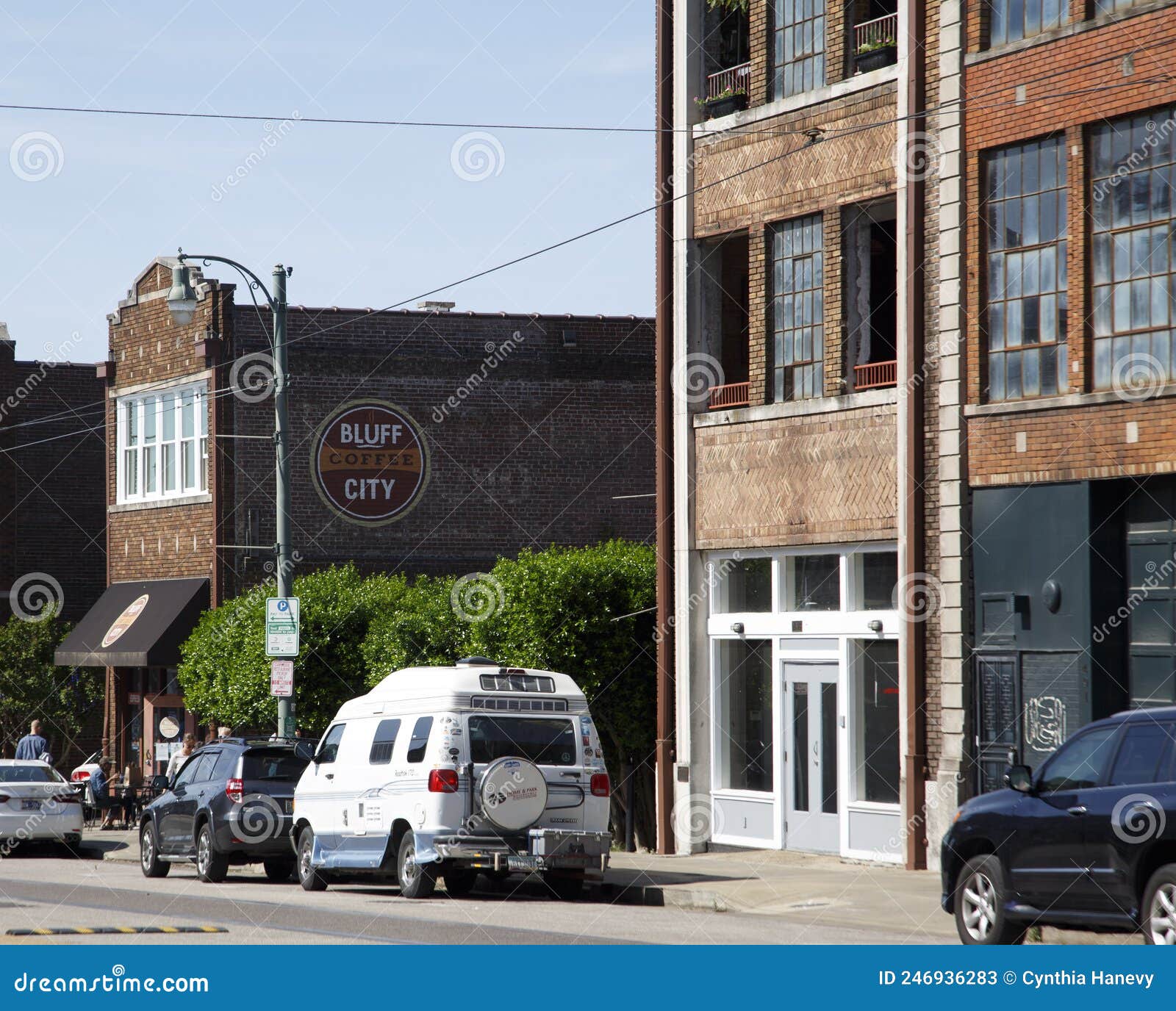 Bluff City Coffee Shop and Bakery Editorial Stock Photo Image of