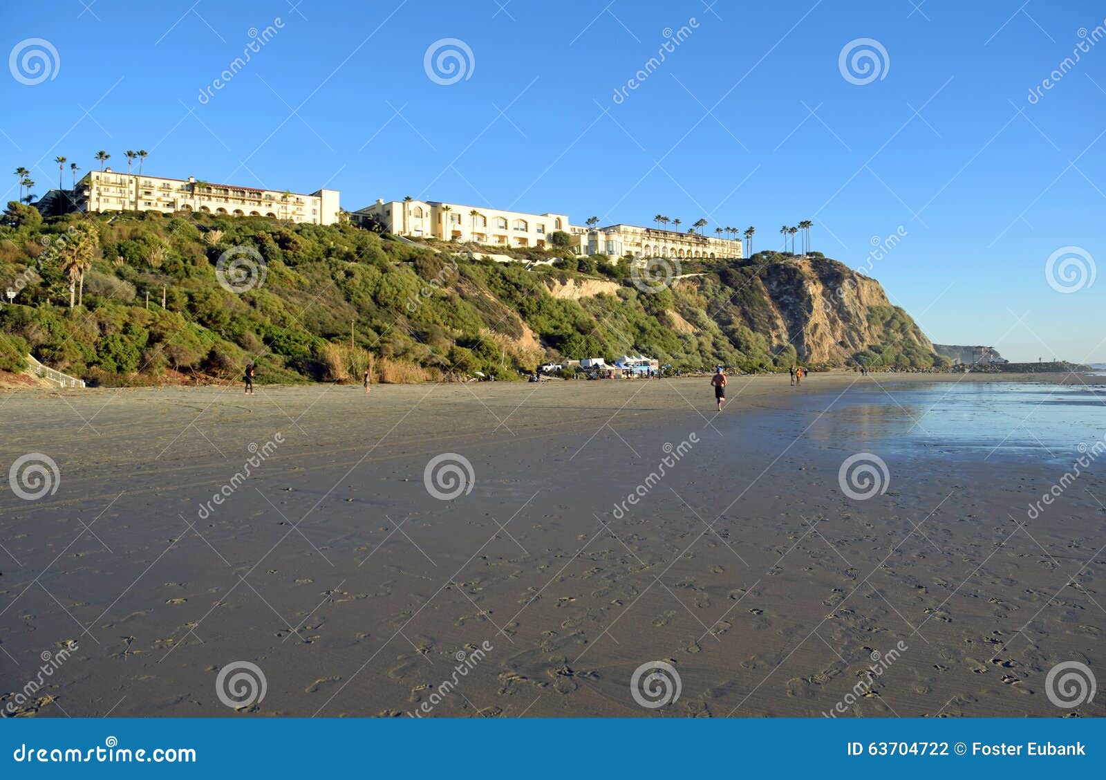 bluff overlooking salt creek beach in dana point, california.