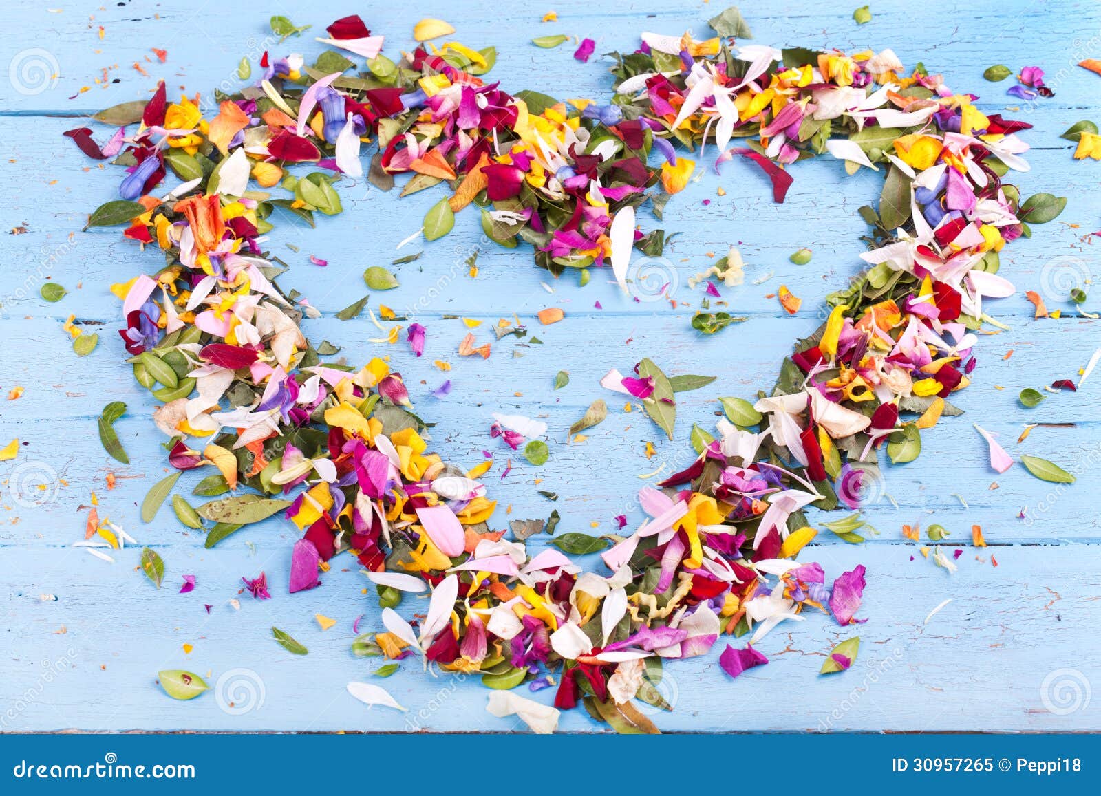 Blumenherz Lizenzfreies Stockfoto - Bild: 30957265