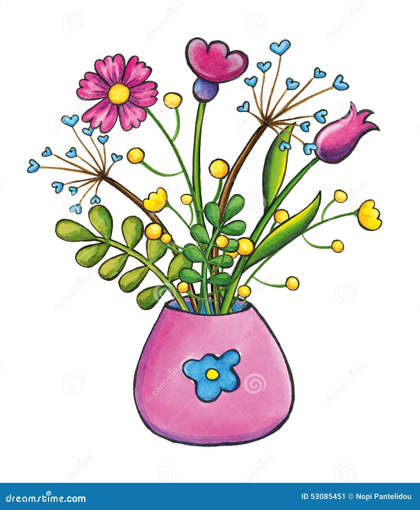 Clipart Geburtstag Blumenstrauss