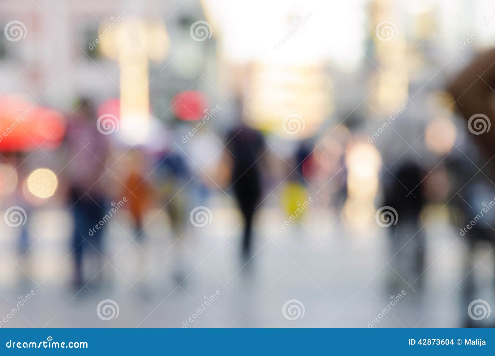 blur abstract people background