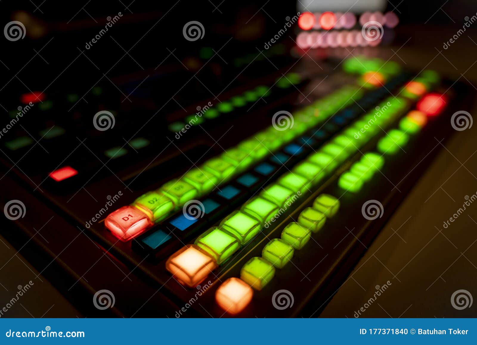 Blur Image Video Switch of Television Broadcast, Working with Video