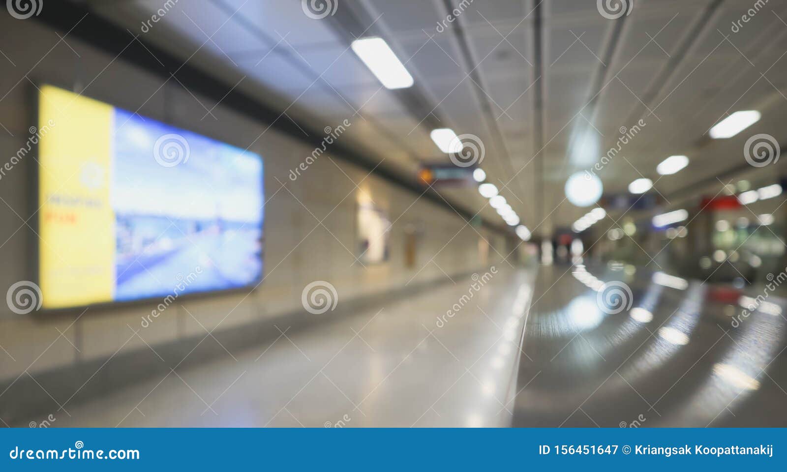 Blur Photo of Hand Rail, Walk Way and Background in Subway Stock Image -  Image of backdrop, black: 156451647