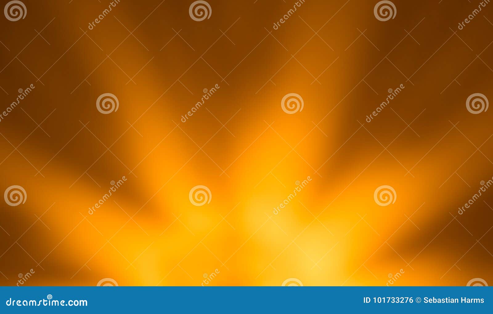Spotlight Effect on Orange Background Stock Illustration Illustration of blank, interior