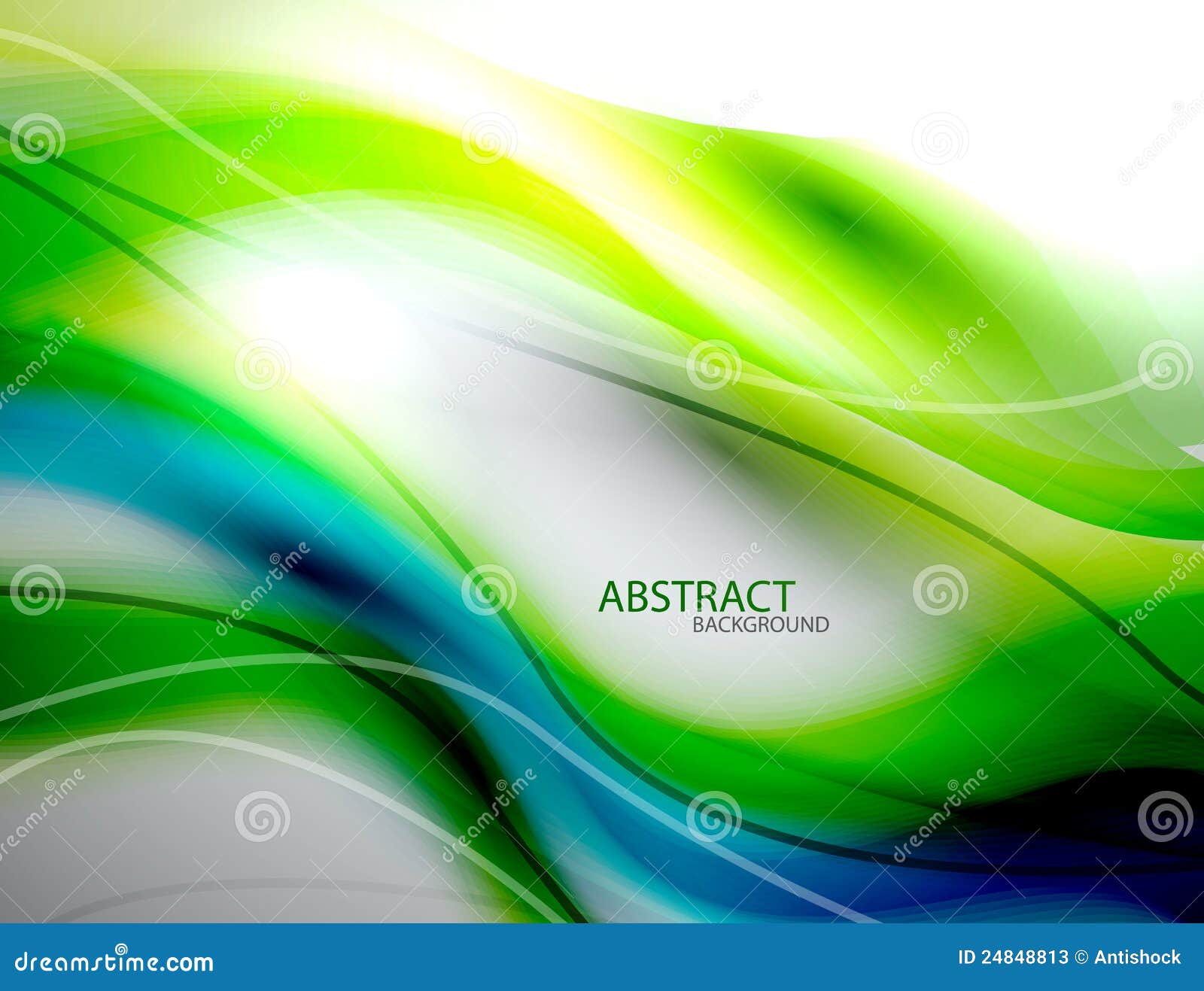 Abstract blue and green color background Vector Image