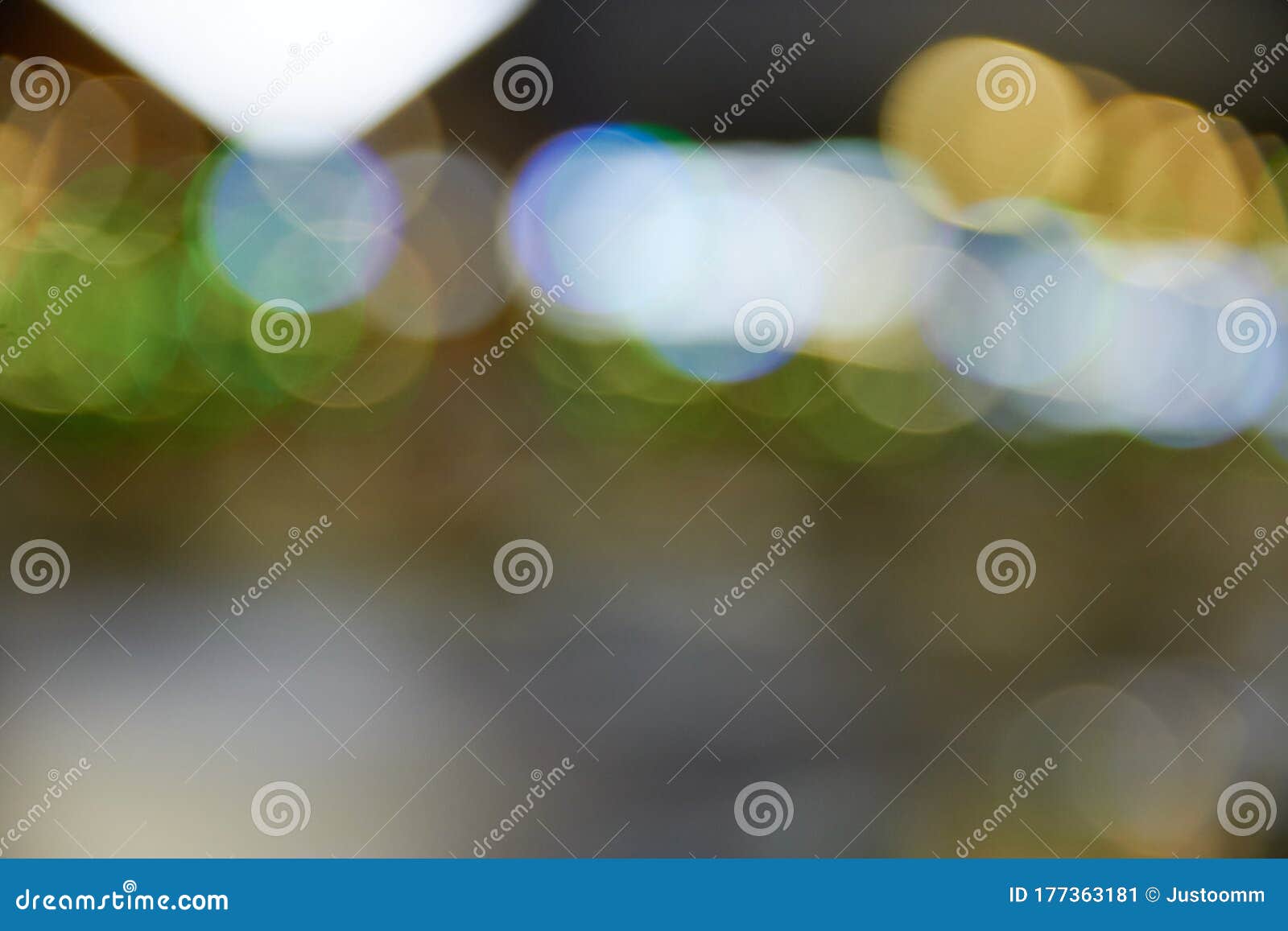 Blurred Background of Night Lights after Rain Stock Image Image of