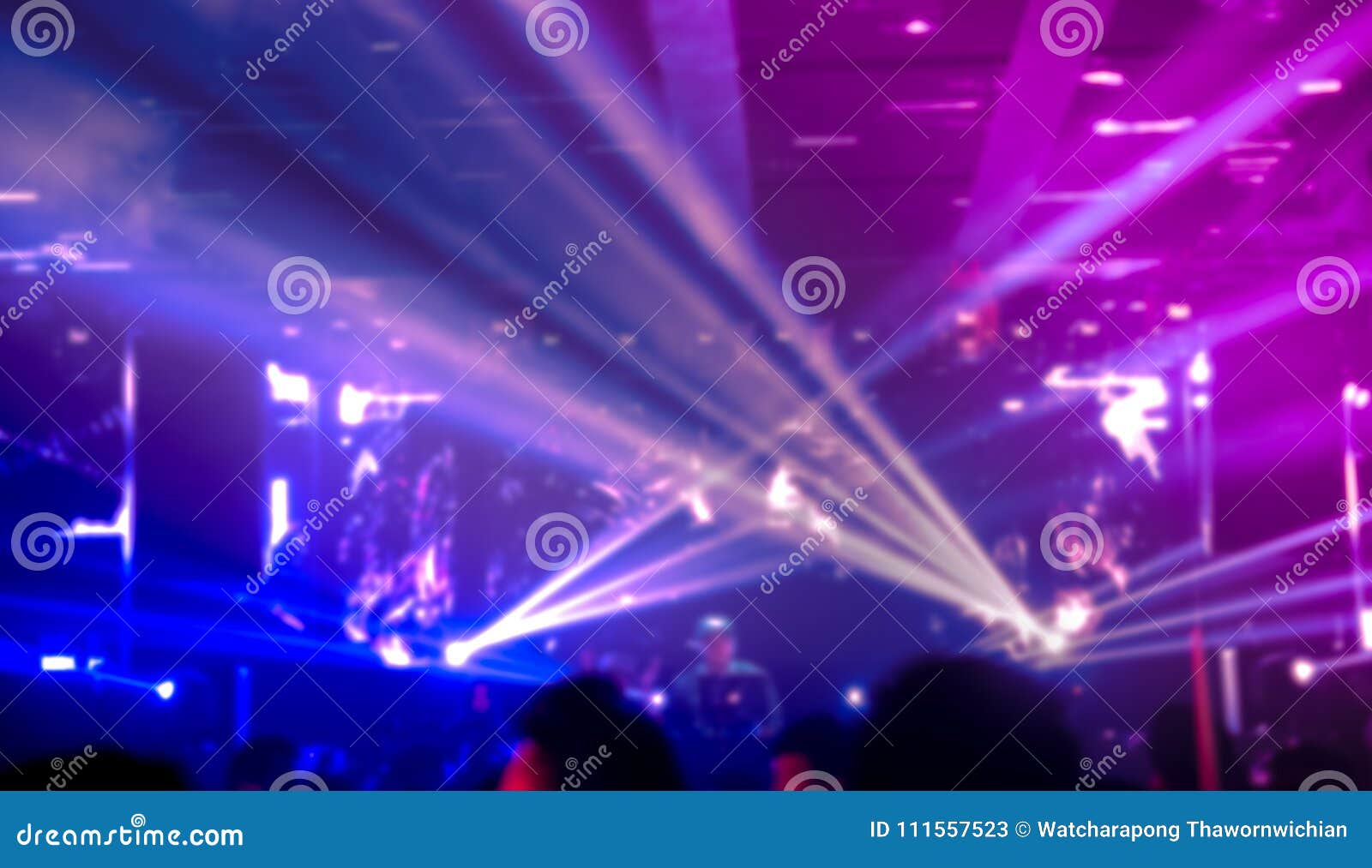 Blurred Background of People in Nightclub Stock Image - Image of loud ...