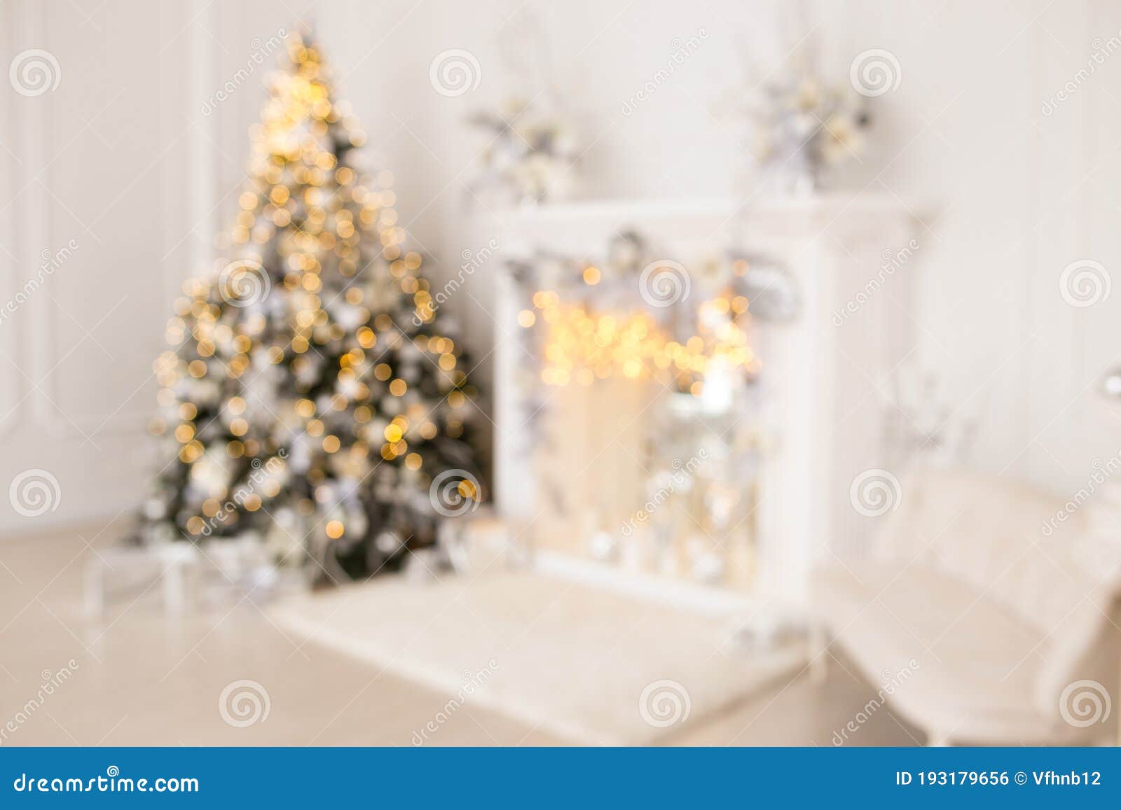Blurred Background Three Elegant Christmas Trees In A Bright Room New Year S And Christmas Stock Photo Image Of Pink Celebration 193179656
