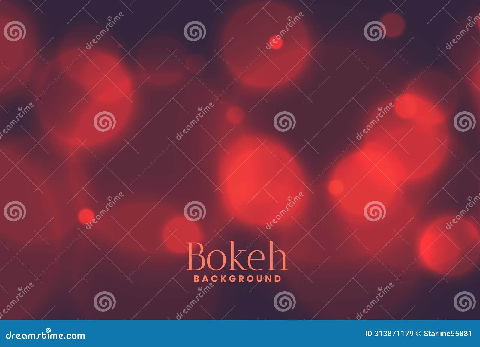 Blurred Bokeh Light Effect Background in