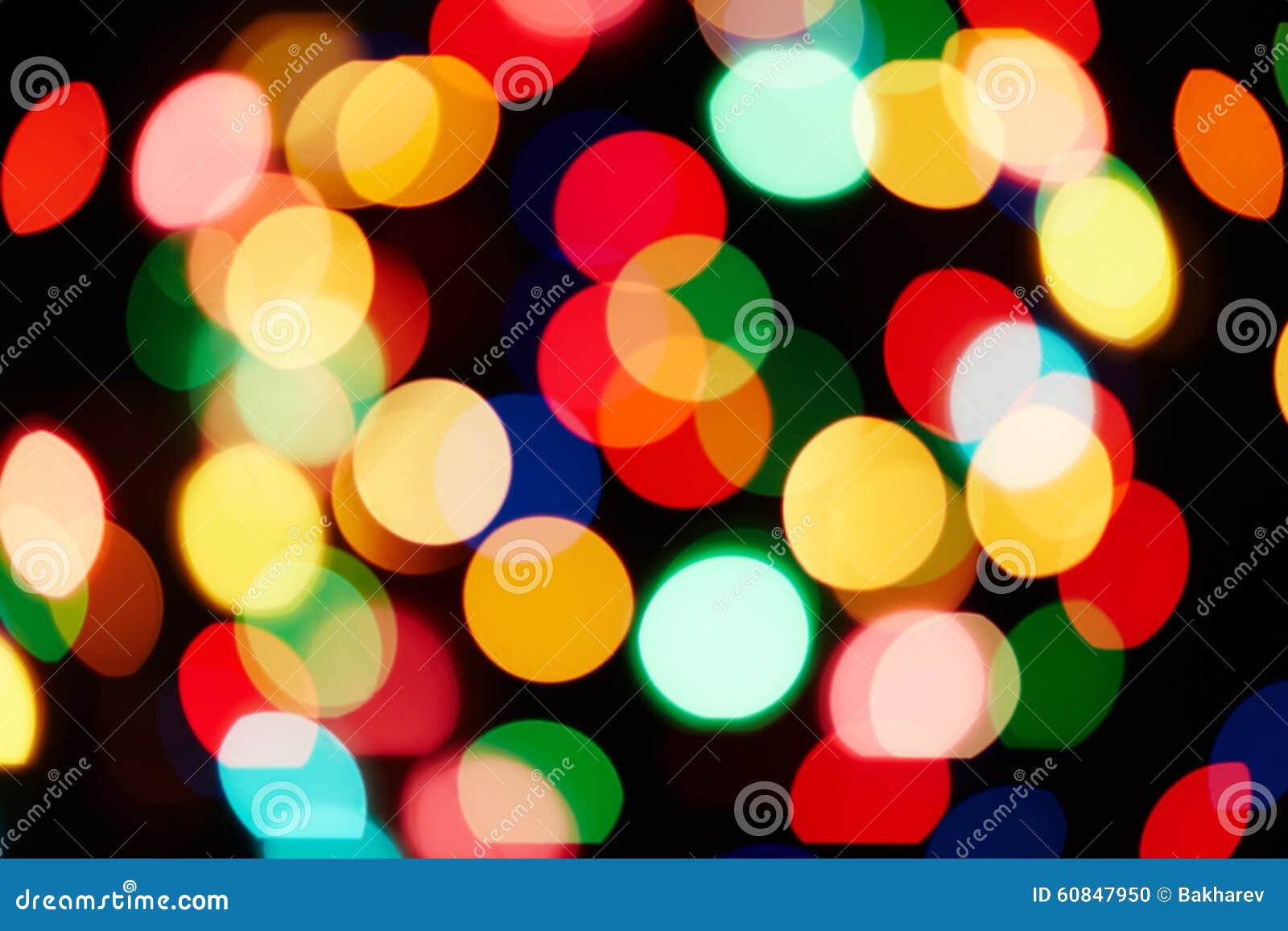 Blurred christmas lights stock photo. Image of design 60847950