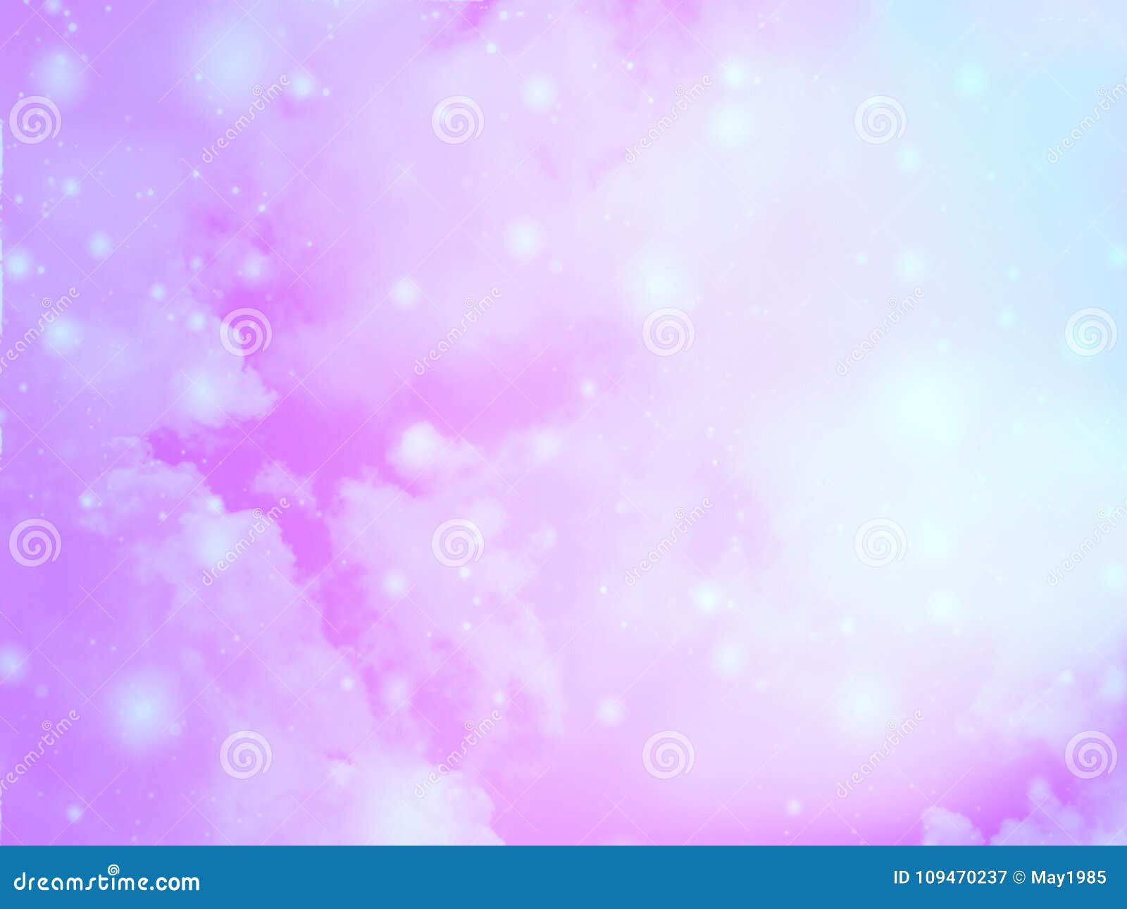 blurred colorful background sky with bokeh white lucent lights blurry
