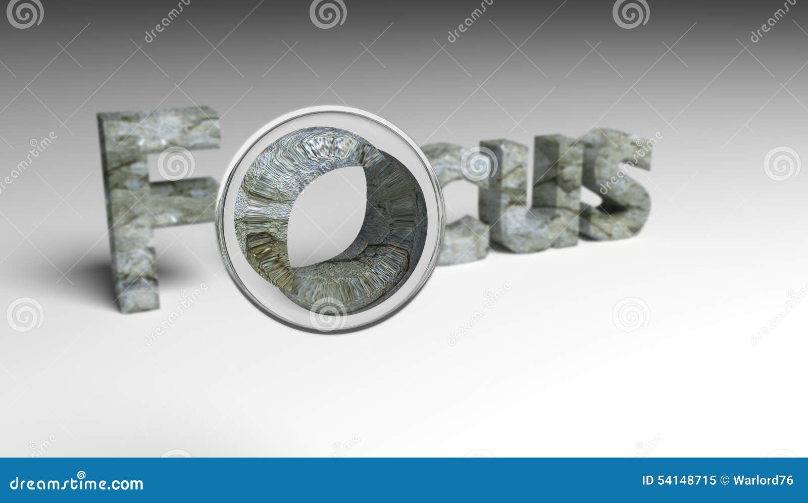 Blurred 3D word stock illustration. Illustration of symbol 54148715