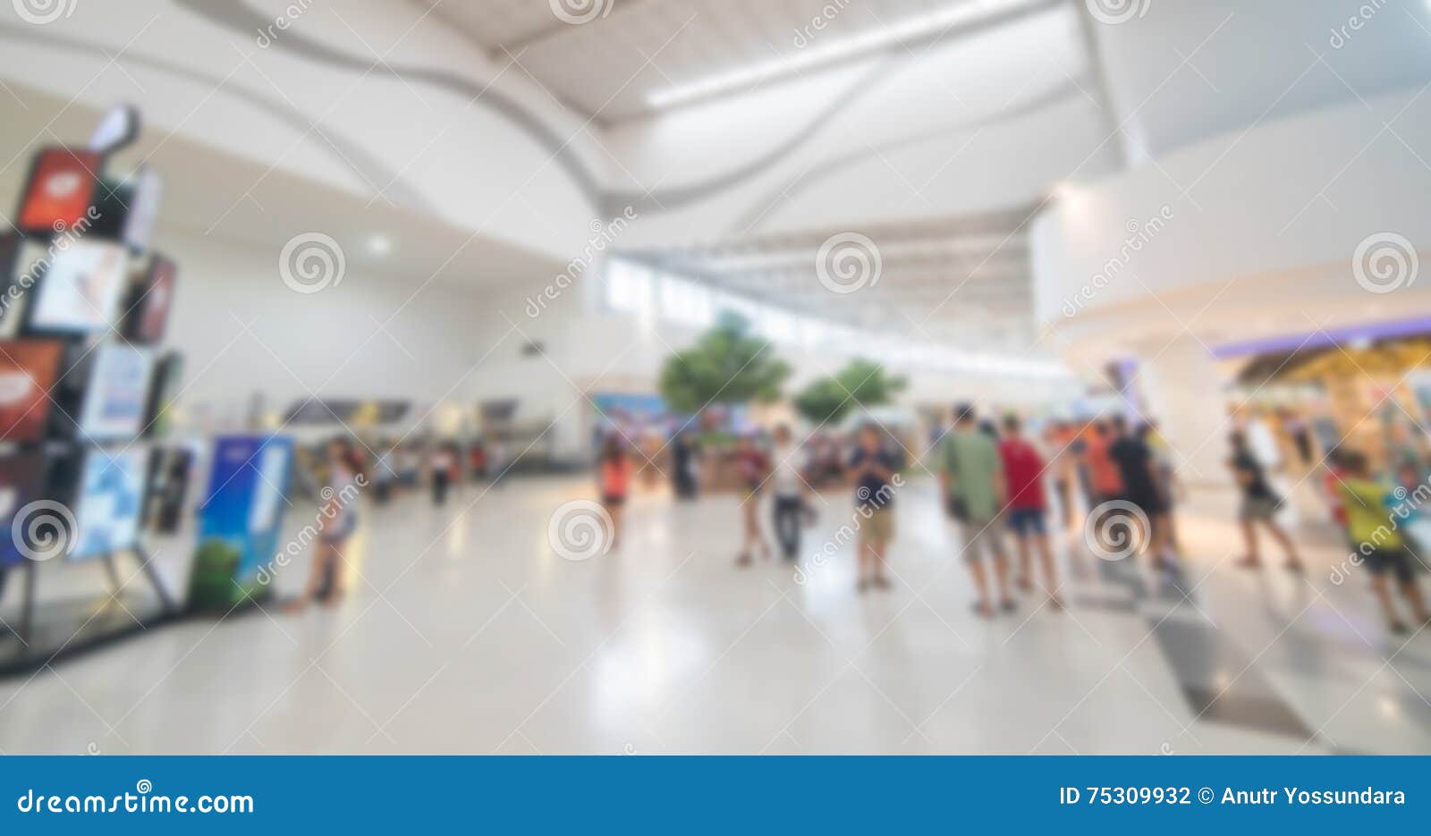 Blurred Department Store Hallway Stock Photo Image of indoor