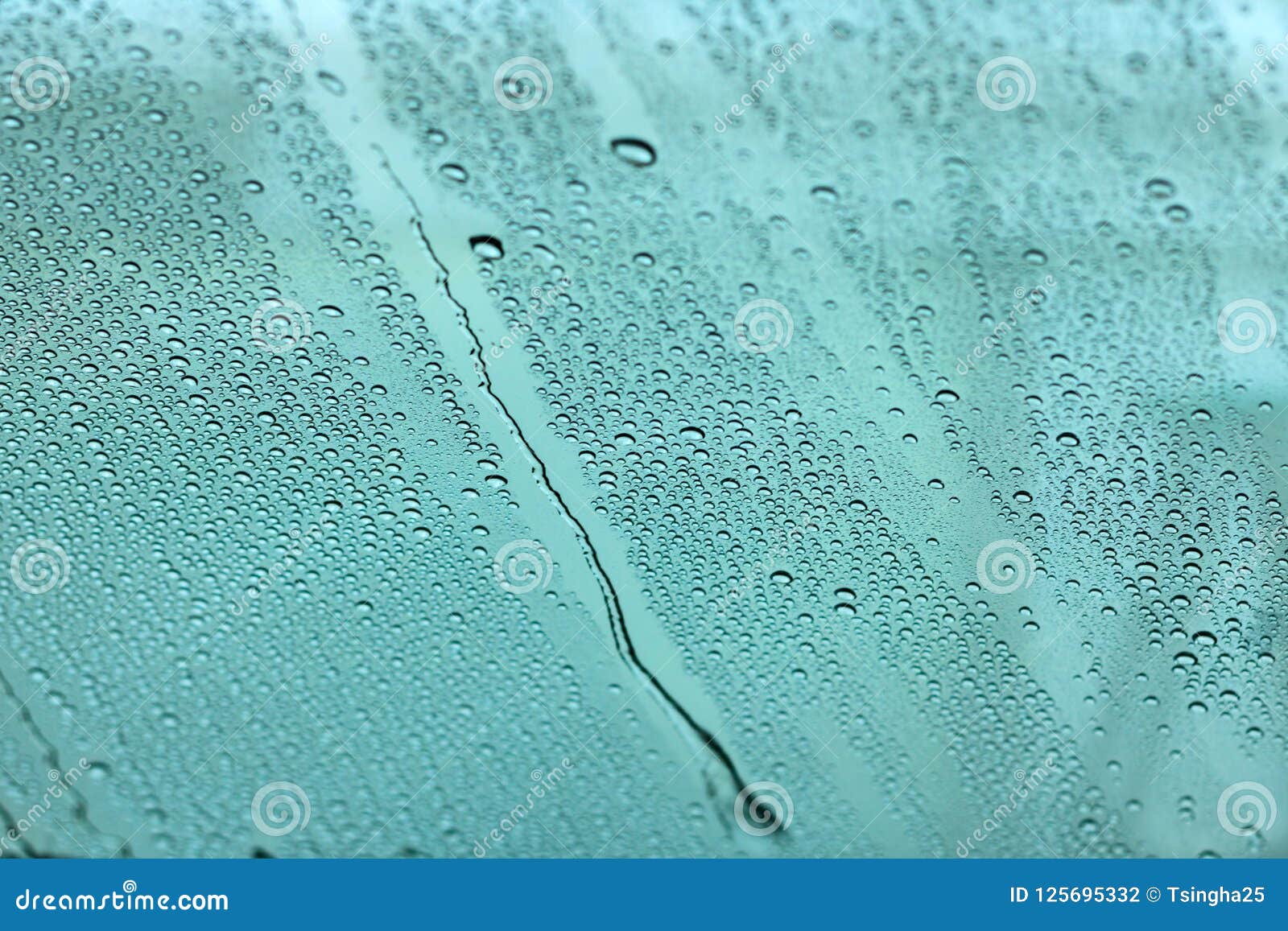 Blurred of Drops of Rain on Glass. Stock Photo Image of black, care