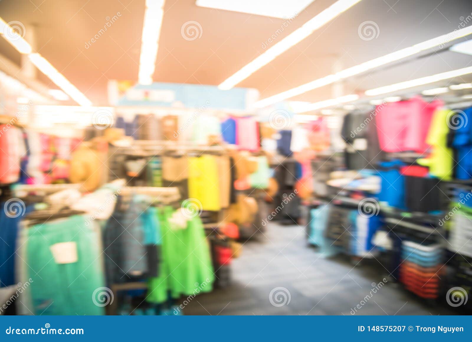 Blurry Background of Sport and Fitness Clothing Store in America Stock - Image of clothing, commerce: 148575207