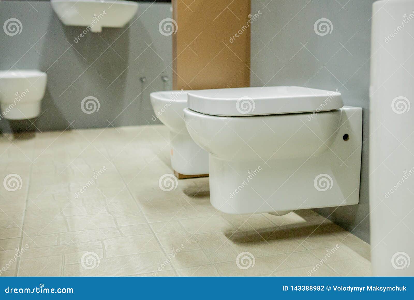 Blurred Image of Toilet Bowls Aisle in a Hardware Store Stock Photo Image of bathroom