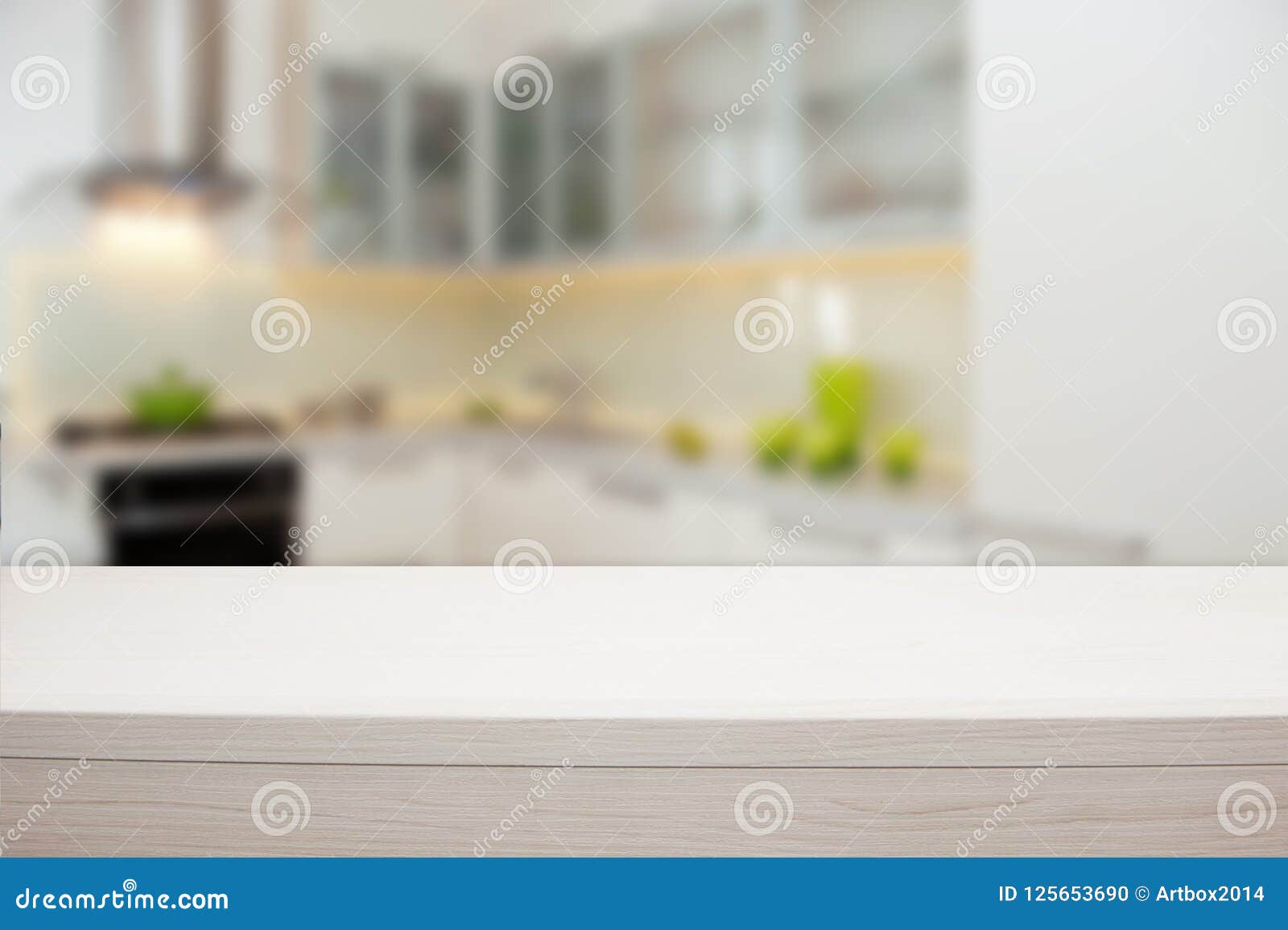 Blurred kitchen background stock photo. Image of decor 125653690