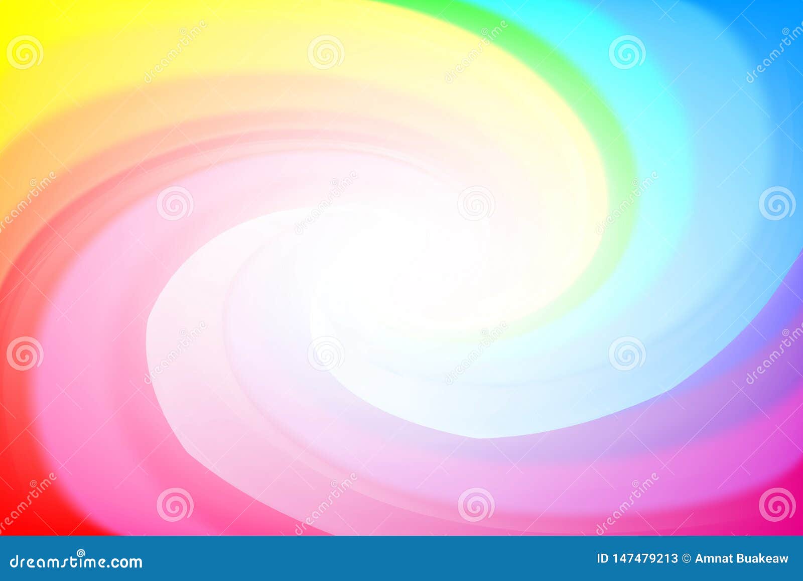 blurred rainbow colors twist wave colorful effect for background,  gradient in water color art swirl rainbow and sweet