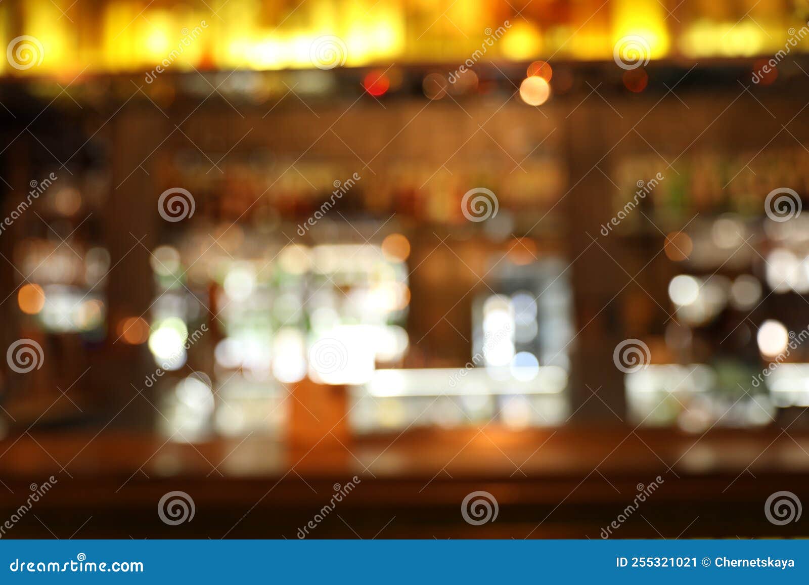 Blurred View of Bar Counter in Cafe Stock Image - Image of empty, blur ...