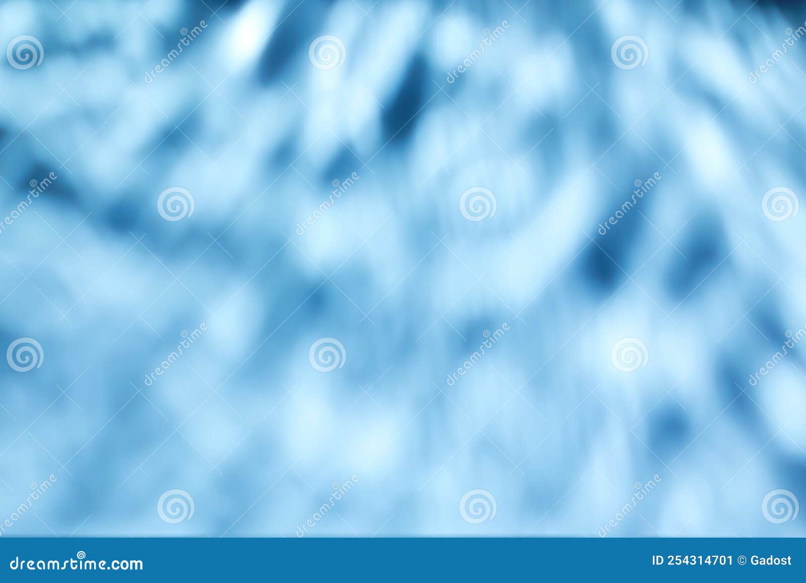 Shadow and Light Caustic Effect on Blue Wall Stock Image Image of