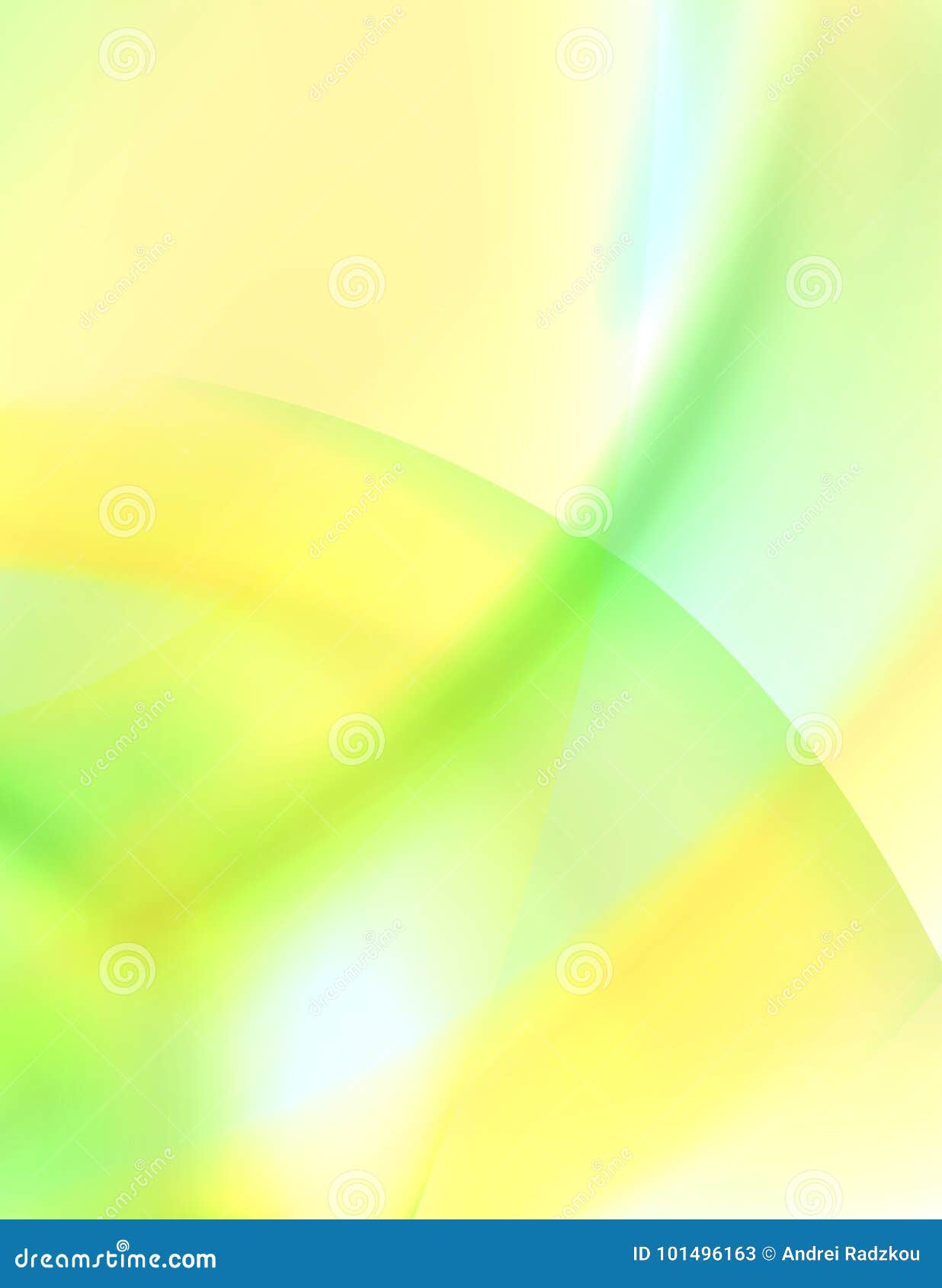 Blurred Yellow and Green Background. Simple Vector Pattern Stock Vector