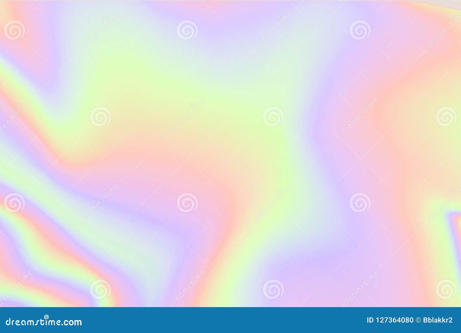 Pastel Holographic Background With White Grid. Backdrop For Trendy