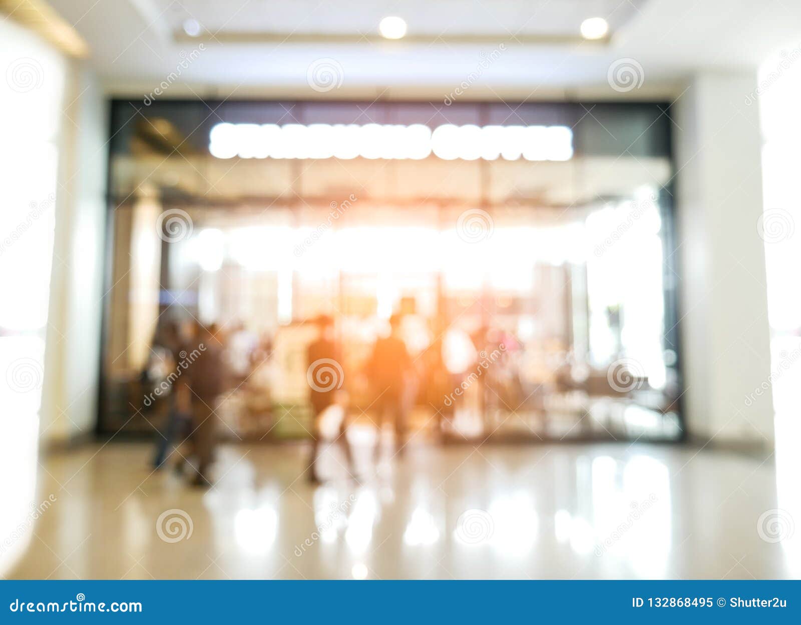 blurry background of coffee shop and crowd people. abstract and