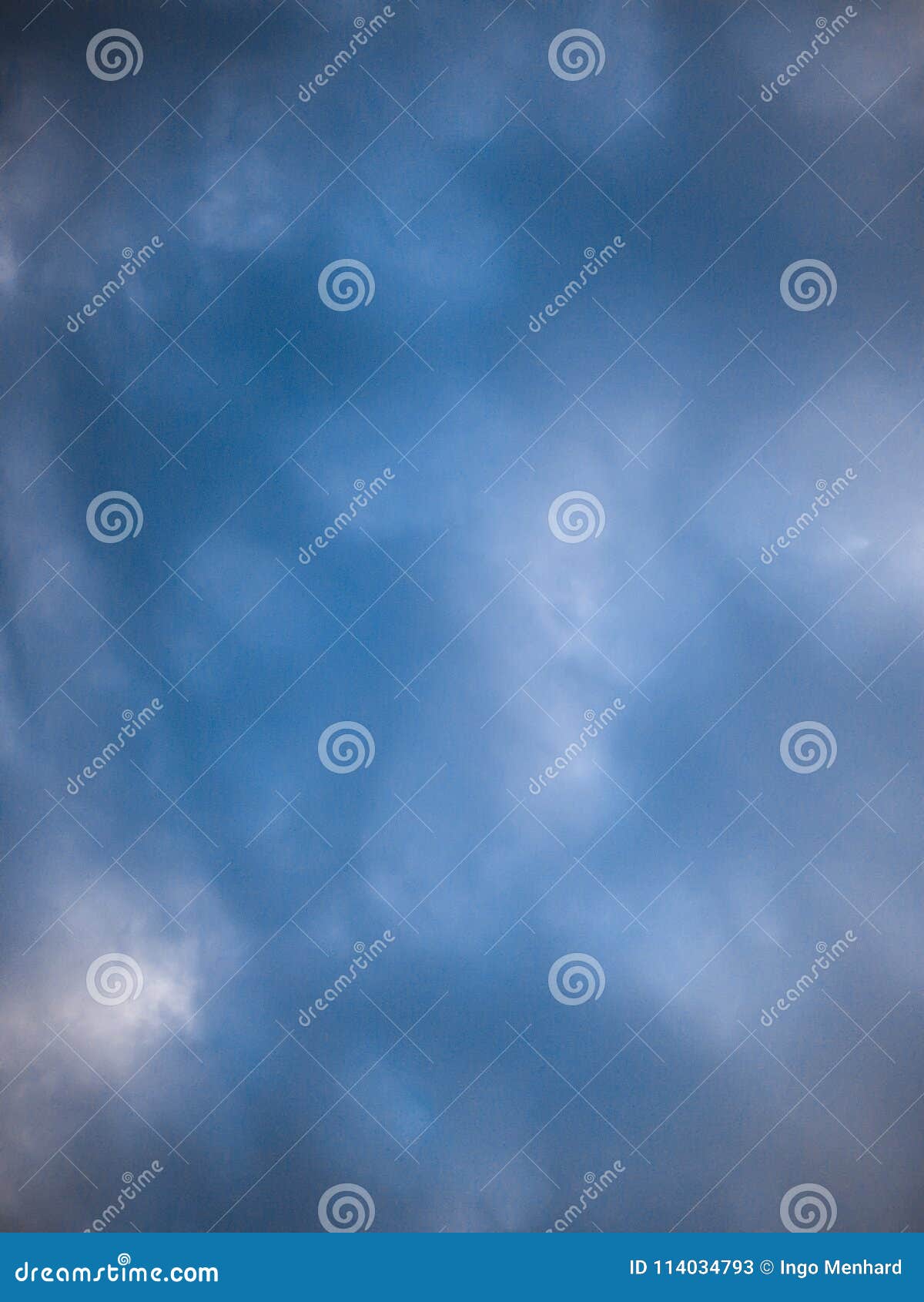 Blurry Blue Sky with Soft Clouds Stock Image - Image of defocused, blue ...