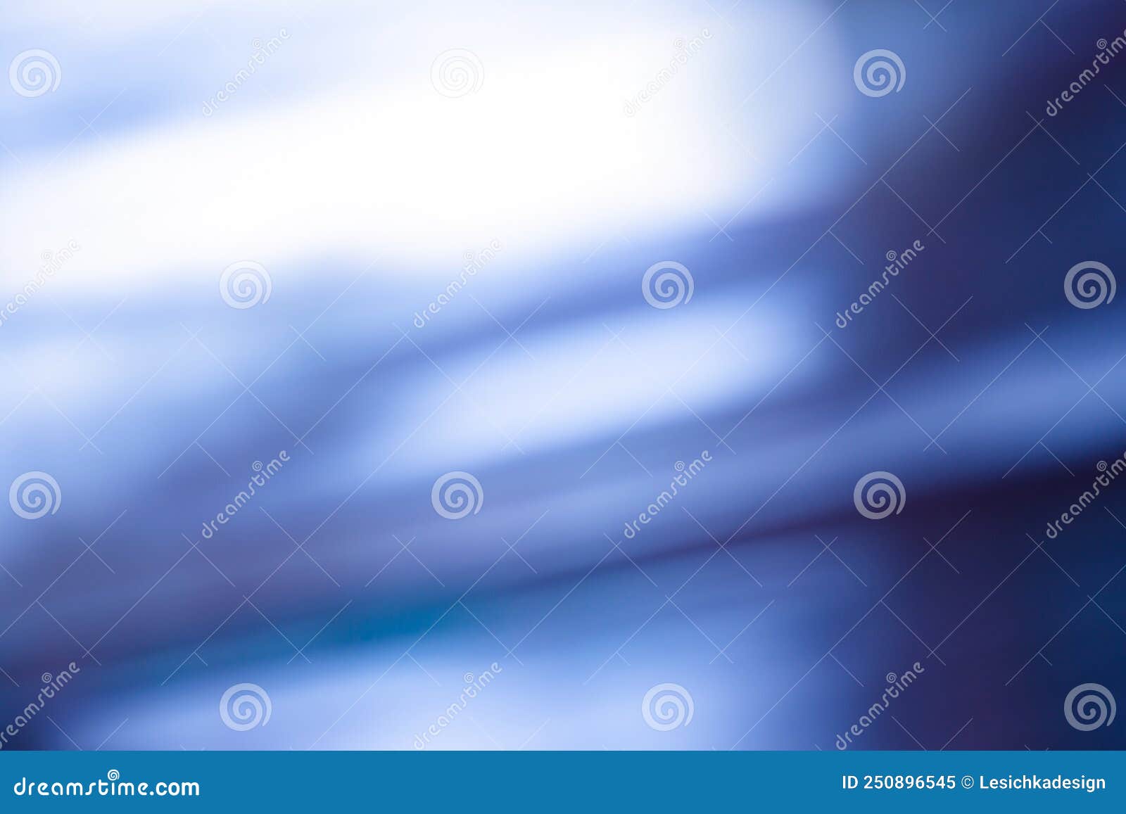 shiny white beam on  blue air defocused bright  lights background