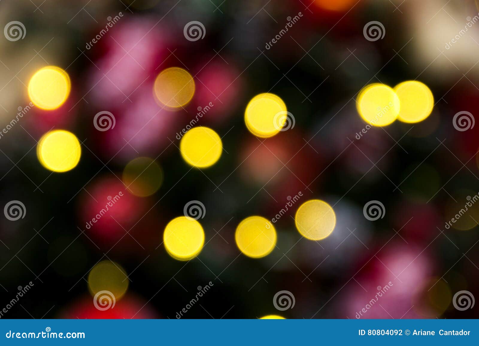 Blurry Christmas Lights Abstract Background Stock Photo Image of
