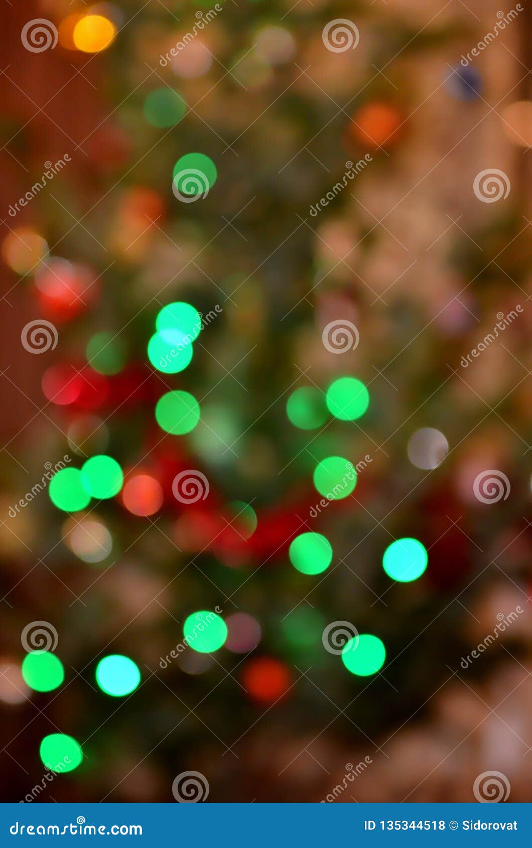 Blurry Christmas Tree Lights Background Stock Photo Image of interior
