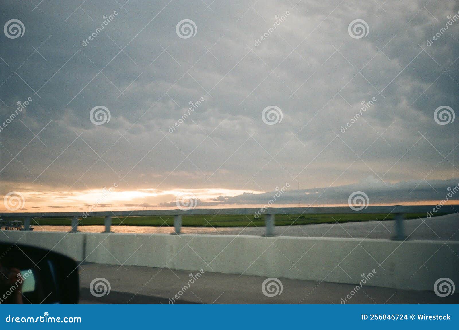 Blurry Shot Out of a Moving Car Window Stock Photo Image of