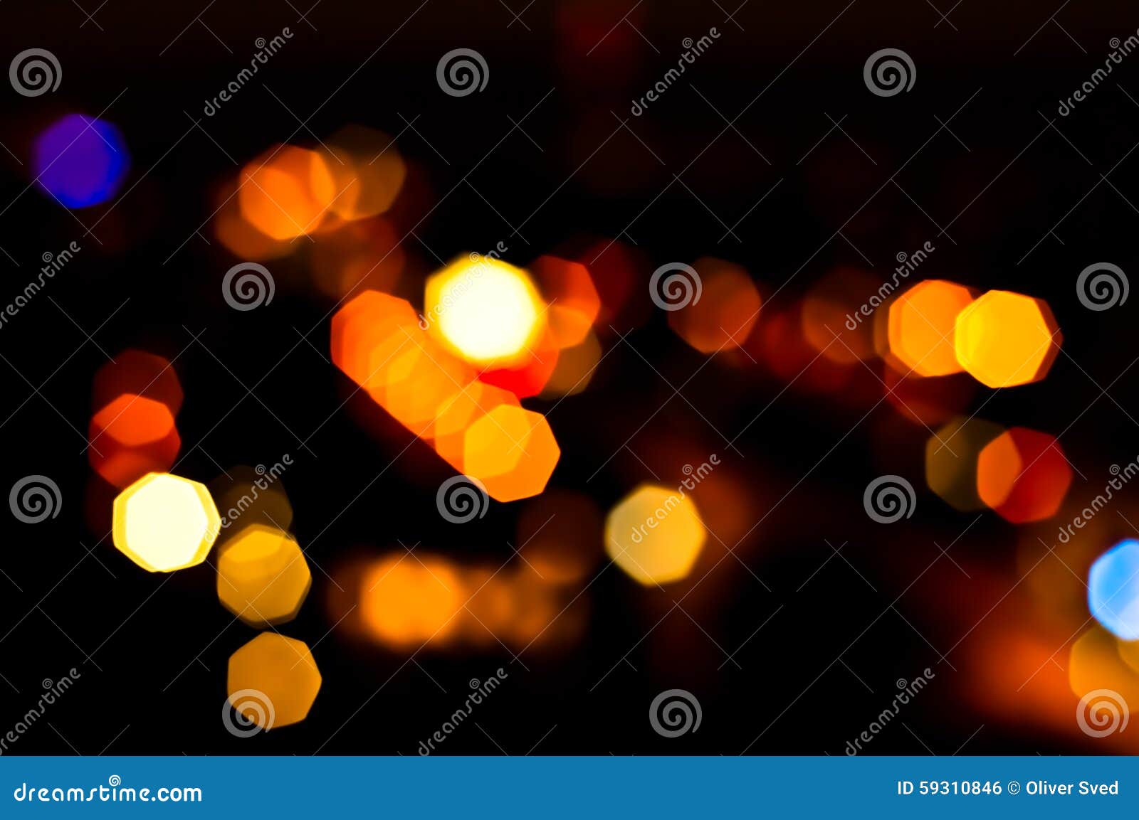 Blurry traffic lights stock photo. Image of night, dark 59310846