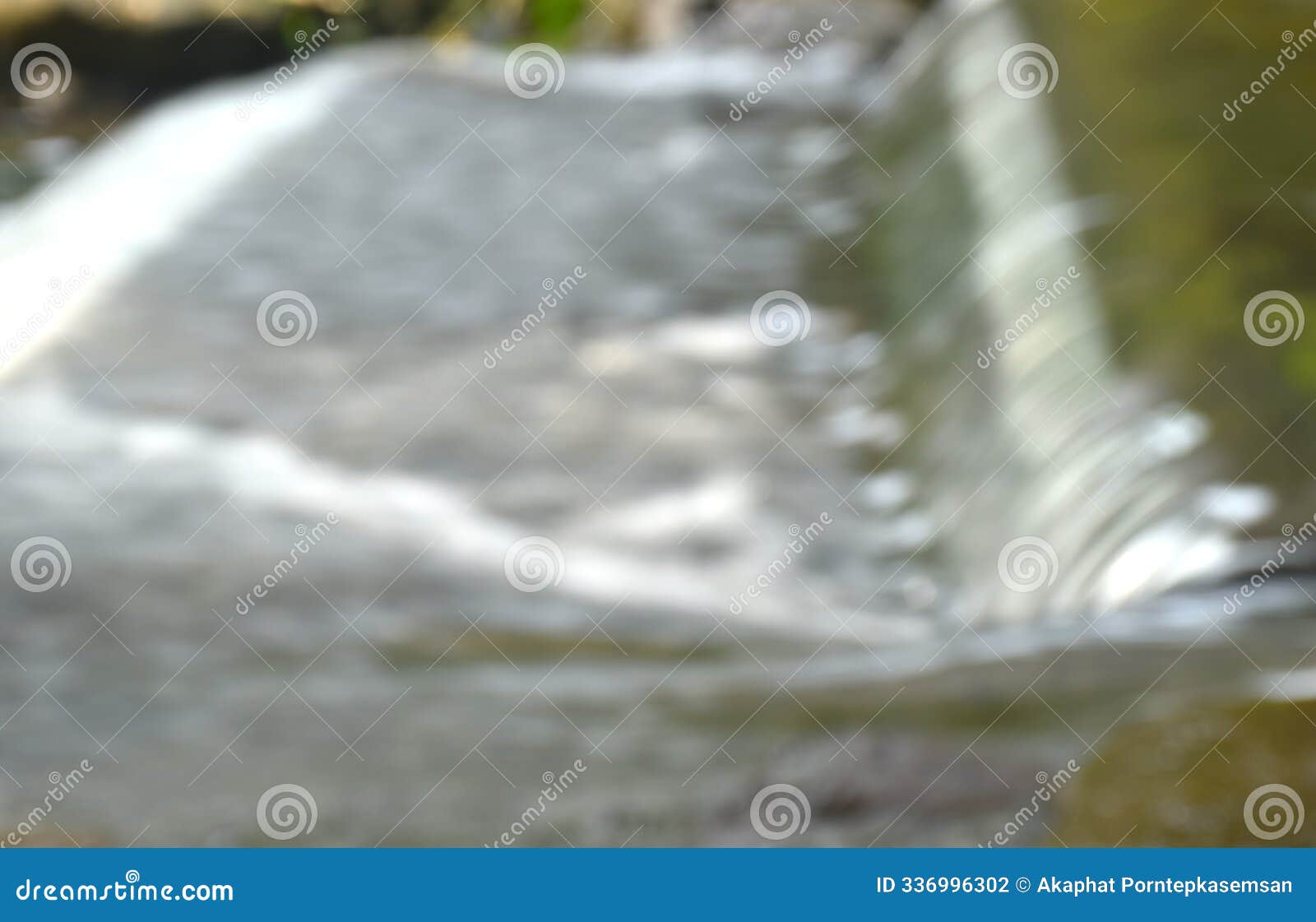 bluury of ka ang waterfalll relaxing place at banna travel location