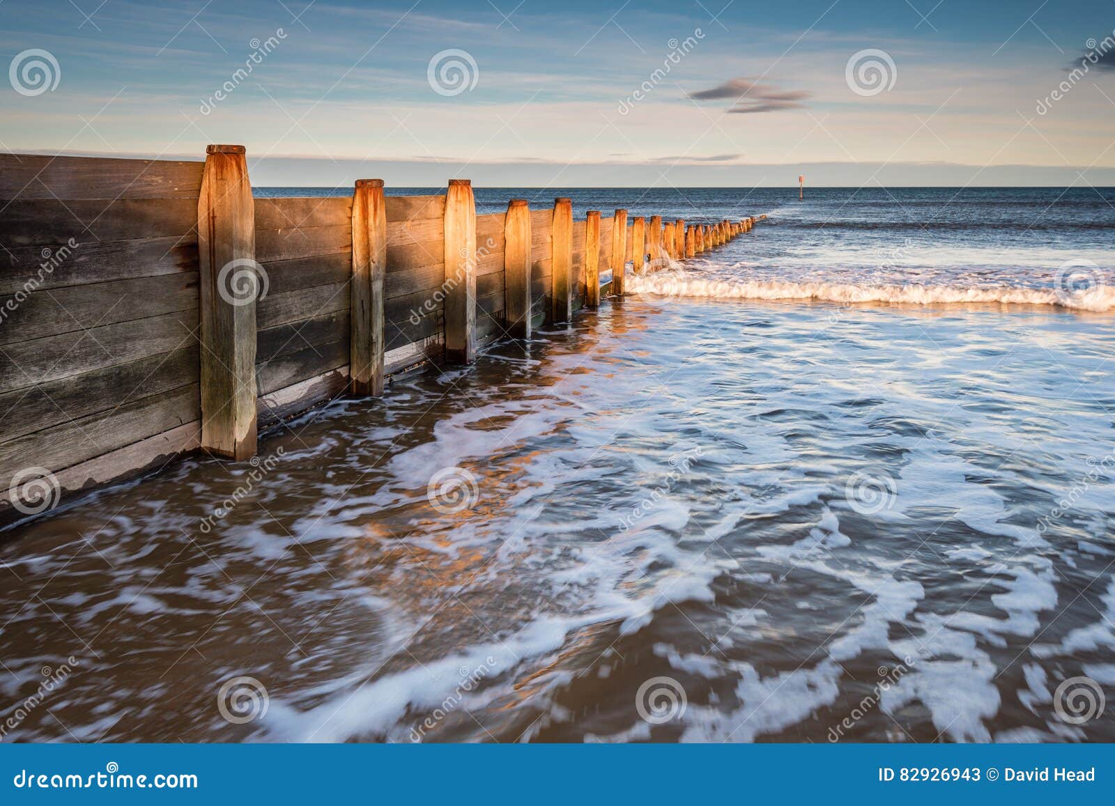 blyth beach wooden groyne