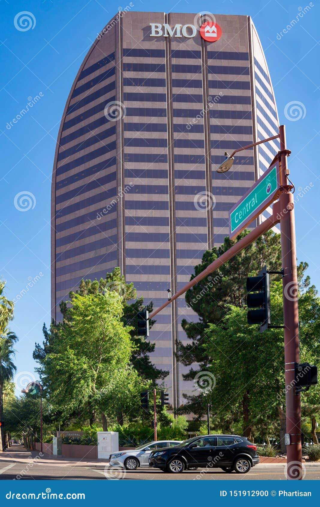 The Bmo Building In Phoenix Az Editorial Image Image Of Bank