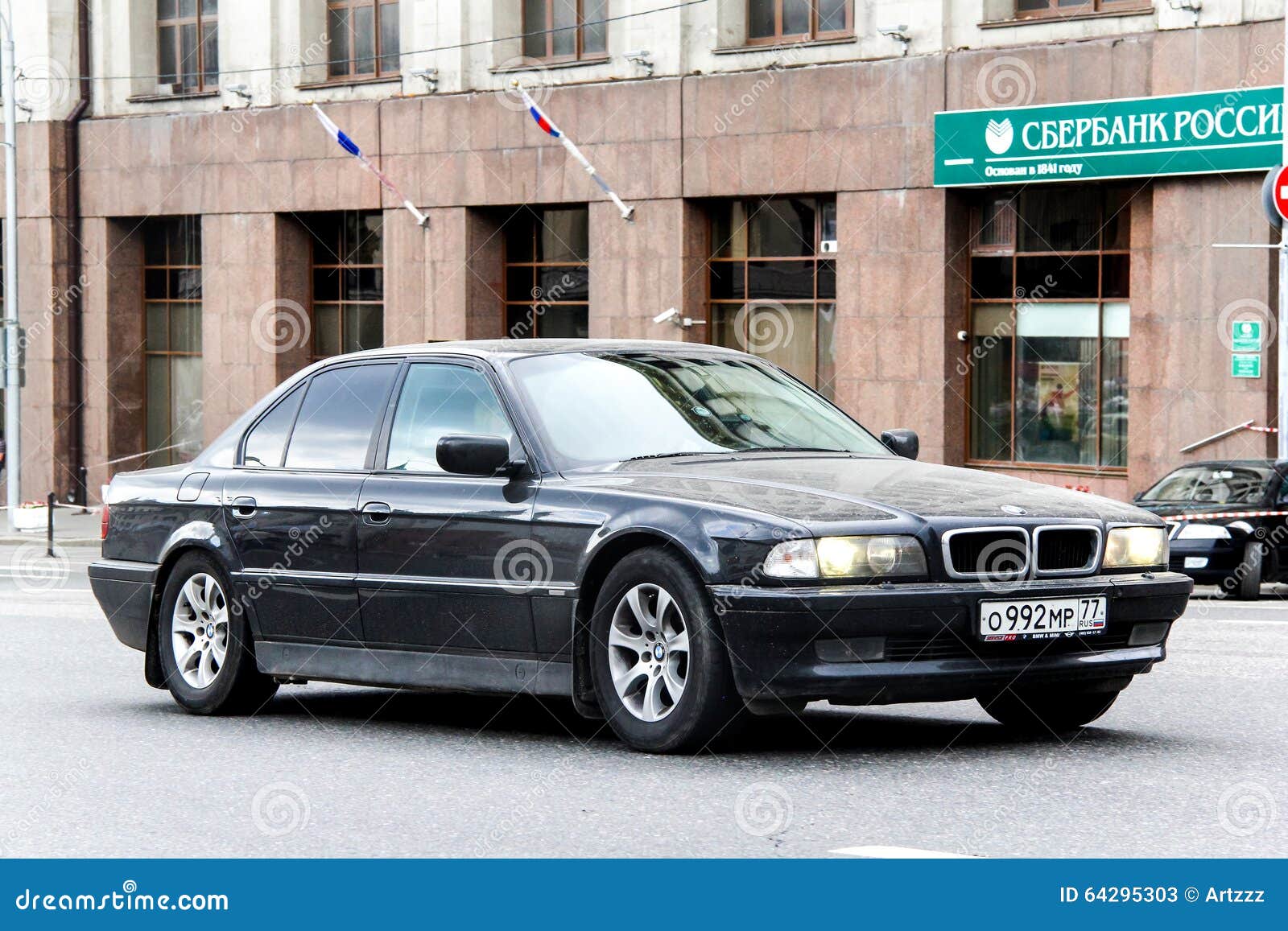BMW E38 7-series editorial stock photo. Image of engine - 64295303
