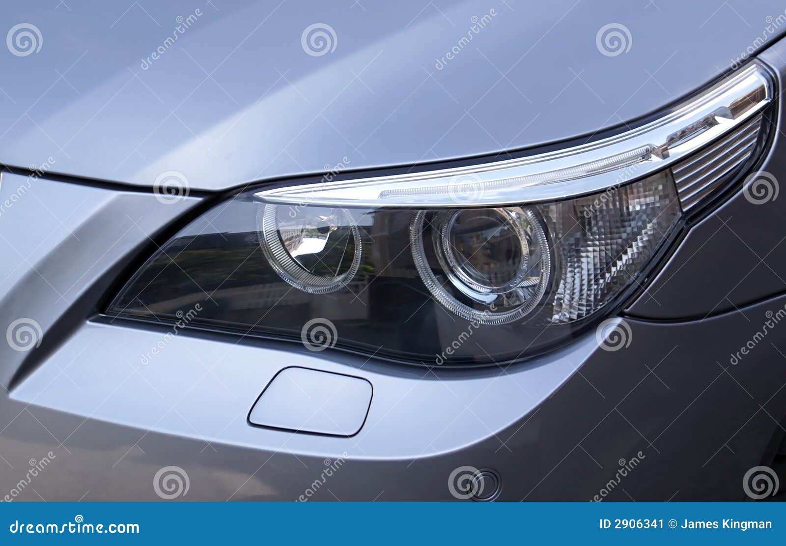 BMW Headlight stock image. Image of headlamp, metallic 2906341
