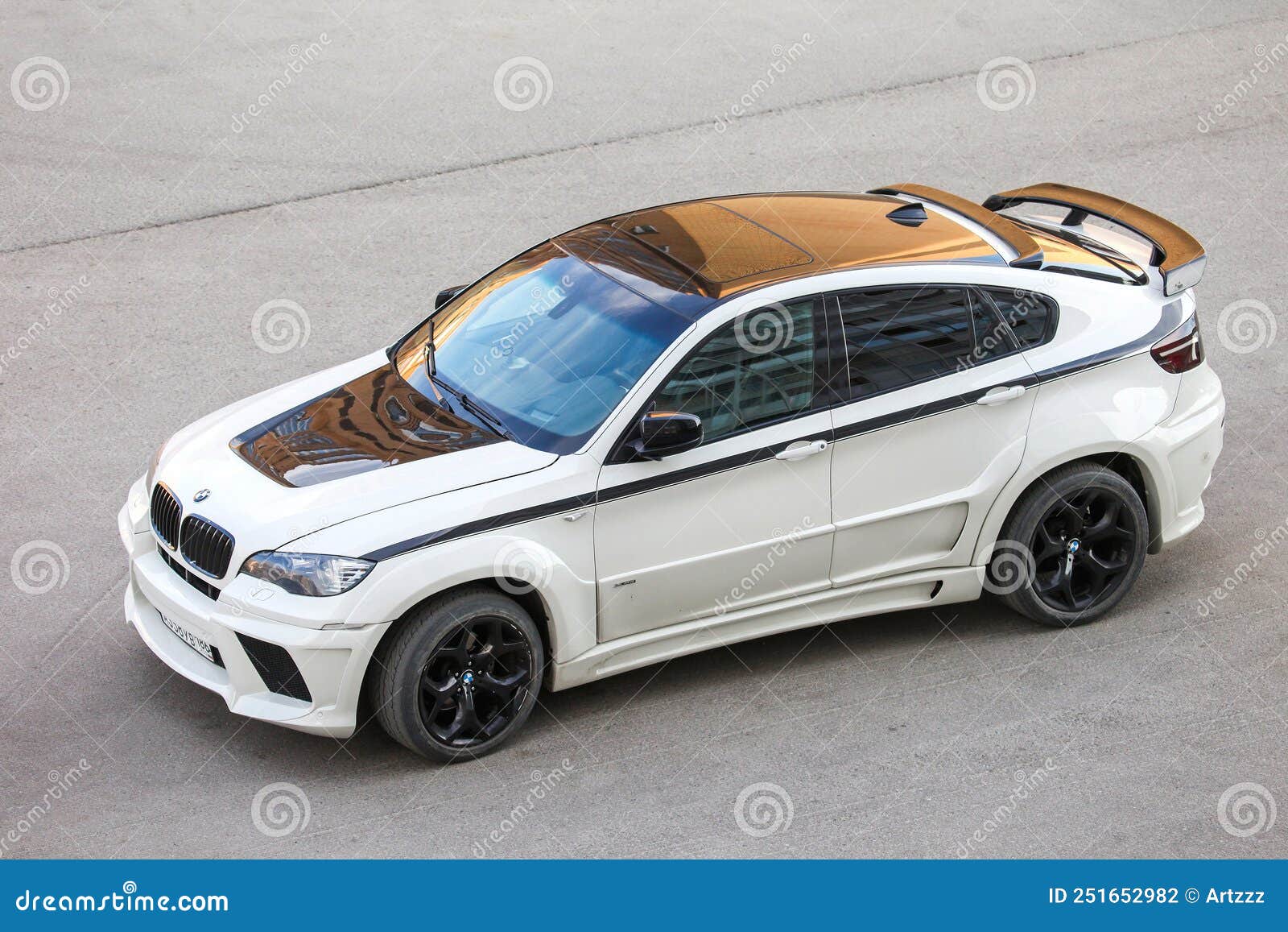 Very Aggressive Looking BMW X6 E71 Modified by Lumma Design As CLR X 650 M.  Extreme Tuning Can Be Sometimes Denoted As Tuzing As Editorial Photo -  Image of model, expensive: 165735566