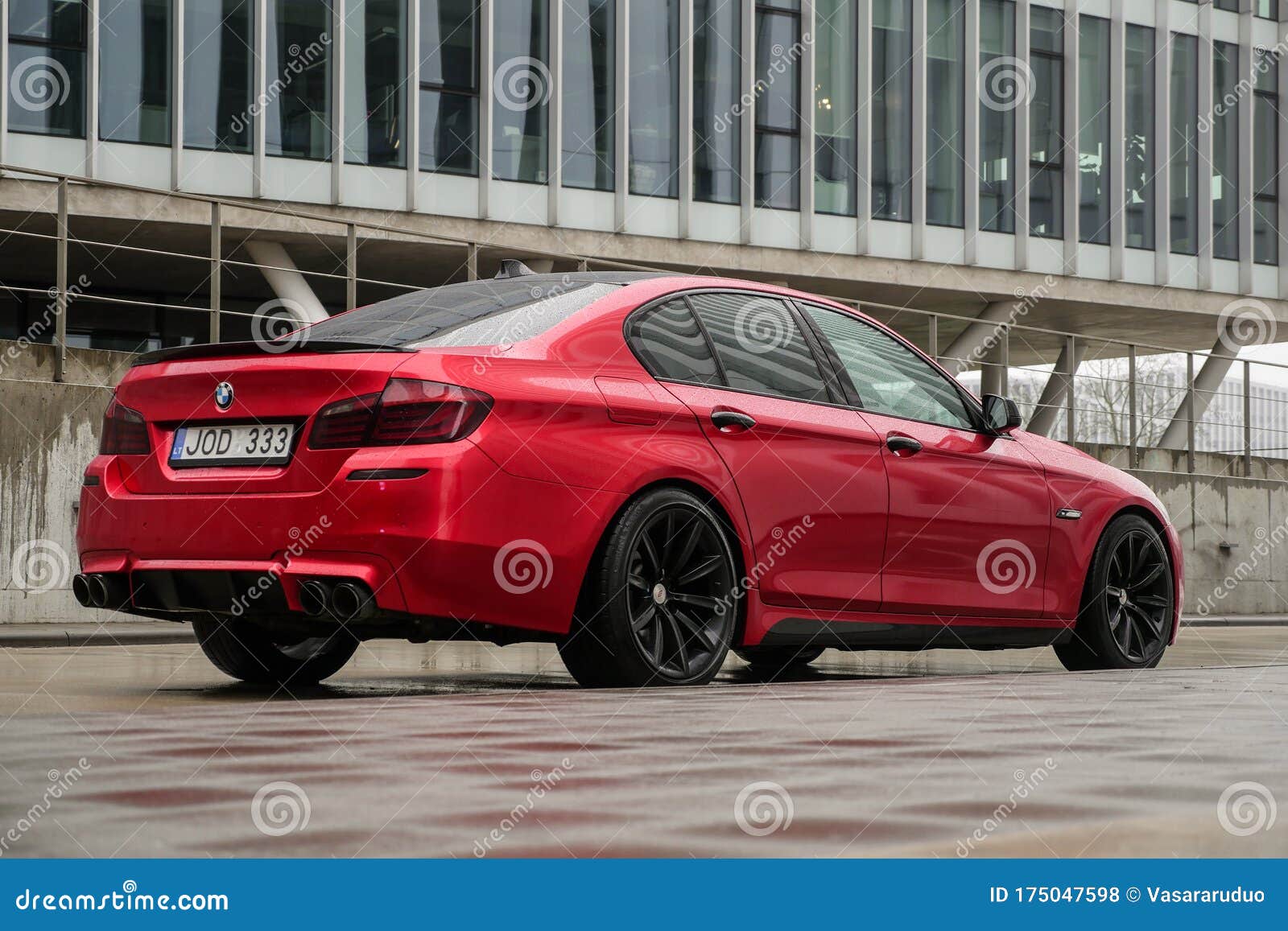 Bmw 5 Series F10 Car Is Parked Near Office Building Editorial Stock Photo -  Image Of 5Series, Camera: 175047598