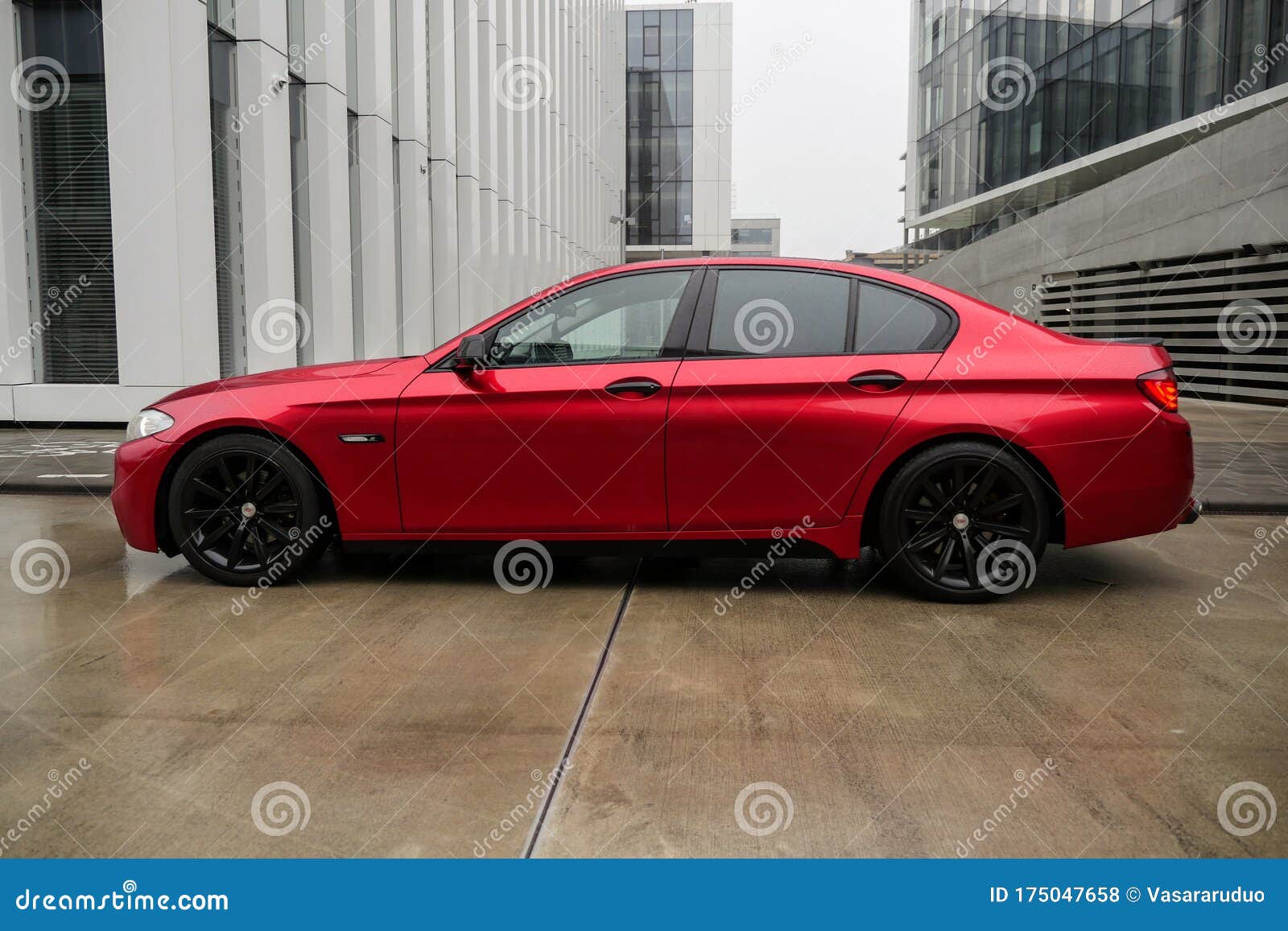 Bmw 5 Series F10 Car Is Parked Near Office Building Editorial Stock Photo -  Image Of Buildings, Nature: 175047658