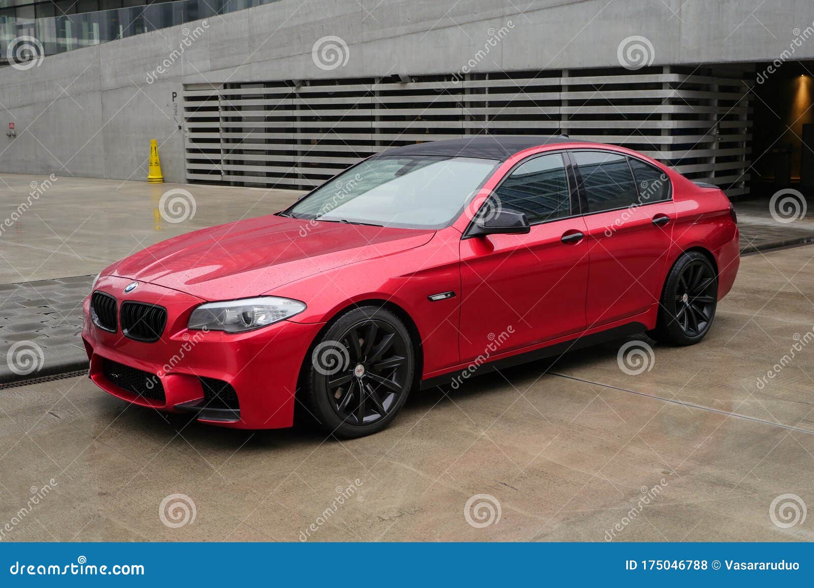 BMW 5 Series F10 Car is Parked Near Office Building Editorial Stock Photo -  Image of cameran, street: 175046788