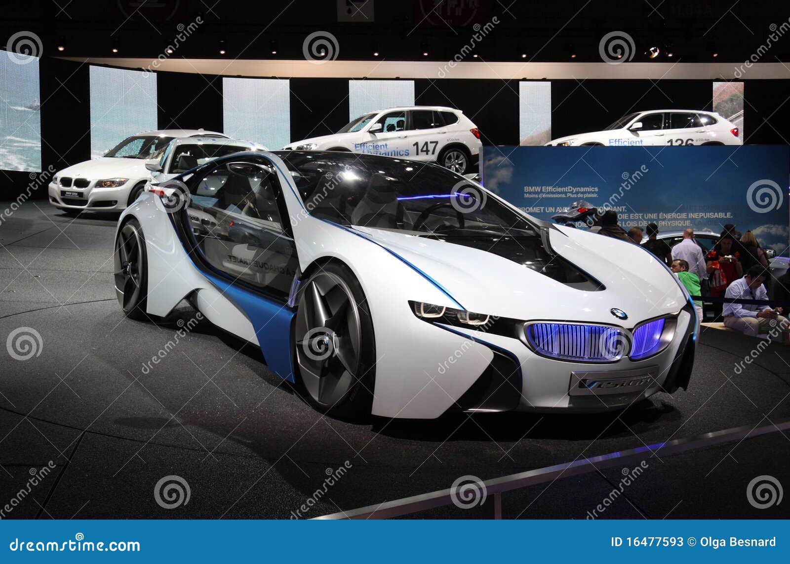 BMW Vision EfficientDynamics at Paris Motor Show Editorial Stock Photo -  Image of electric, dynamics: 16477593