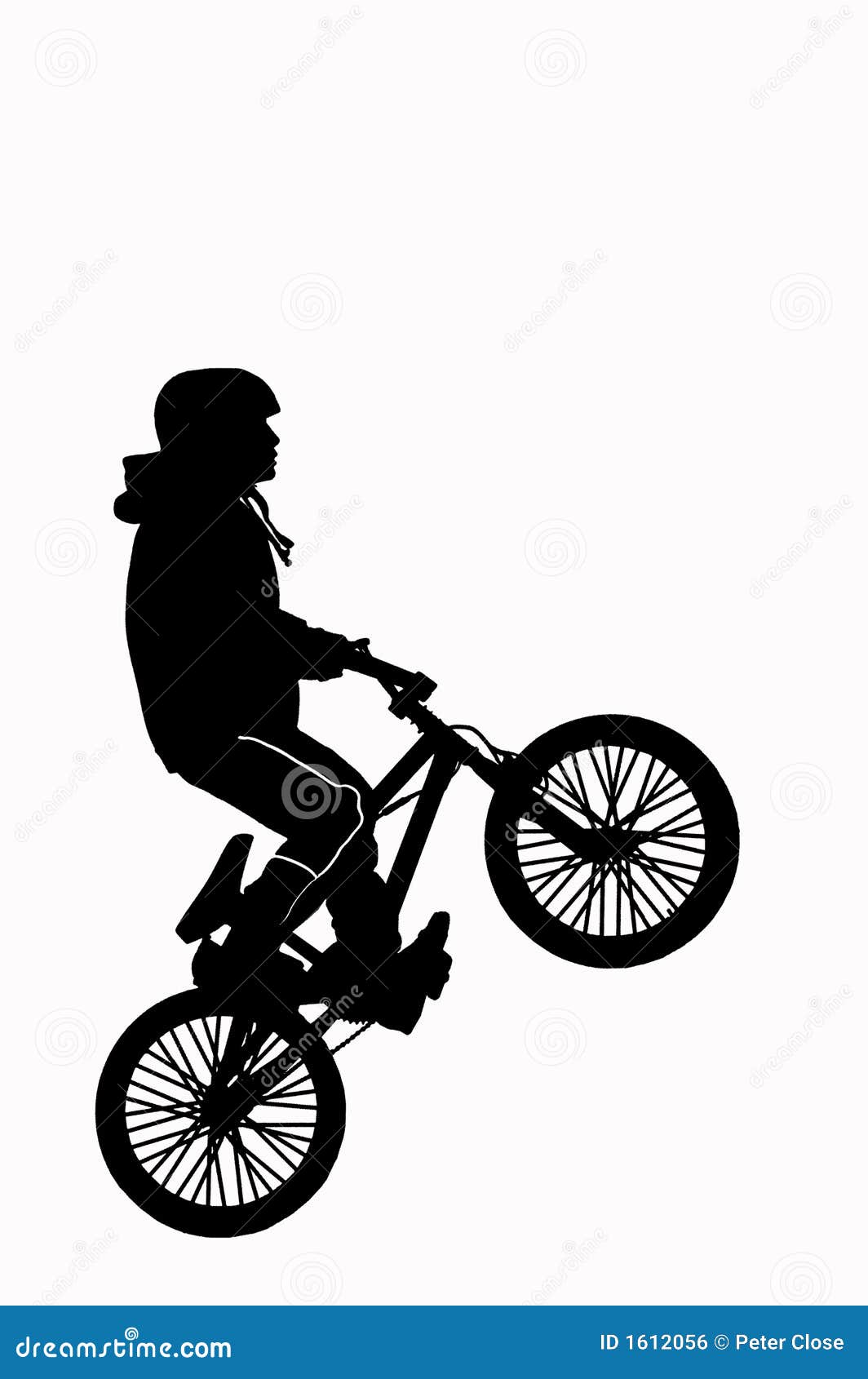 BMX silhouette stock photo. Image of high, freeride, sport 1612056