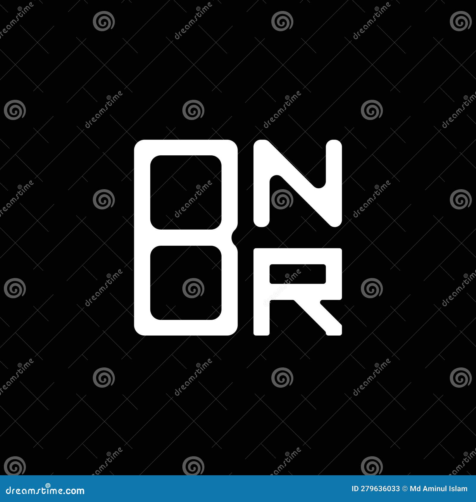 BNR abstract technology circle setting logo design on white background. BNR  creative initials letter logo. 19844026 Vector Art at Vecteezy