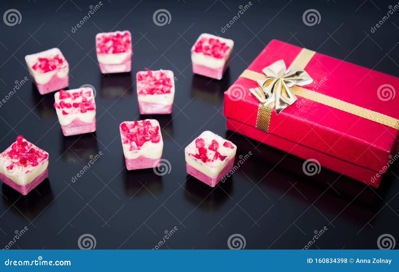 Boite Surprise De Noel Decoree De Chocolat Photo Stock Image Du Boite Surprise