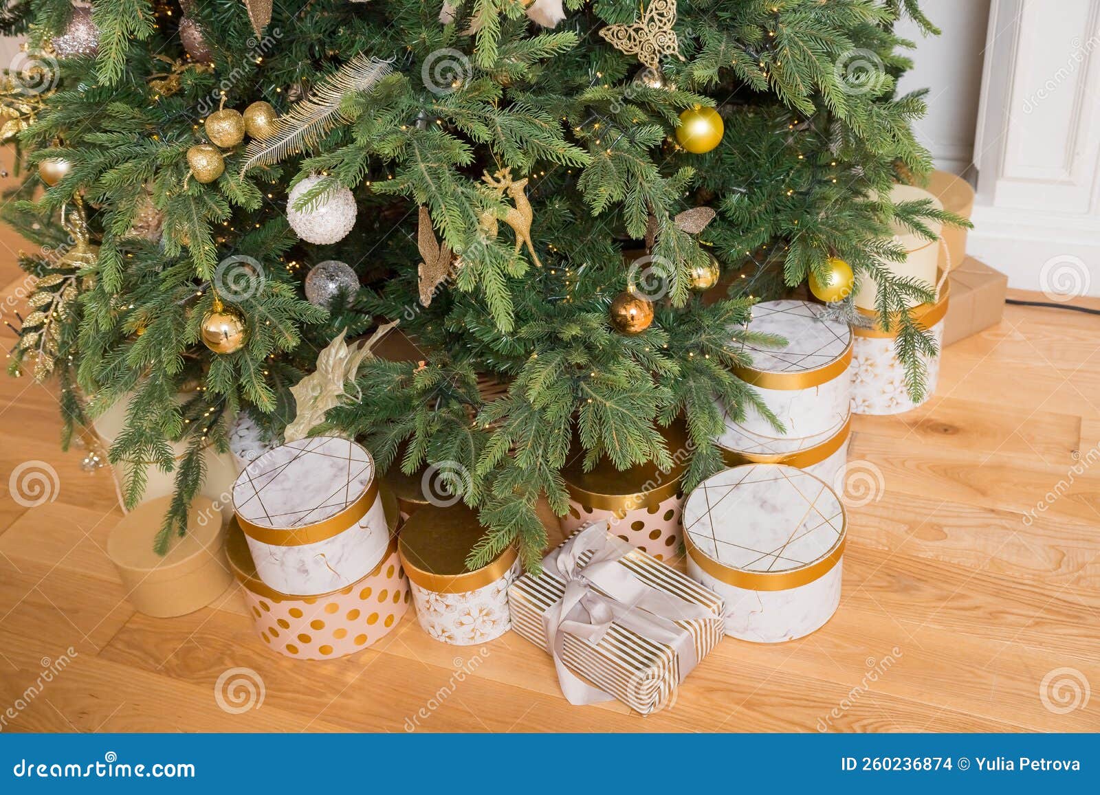 Boîte enveloppe décorée pour Noël