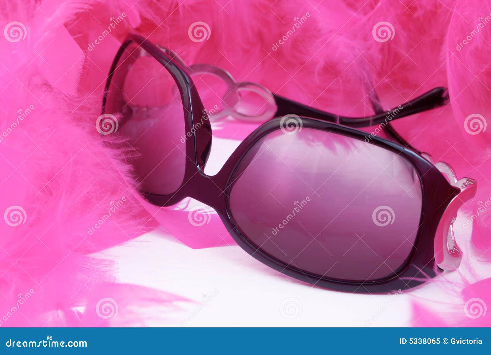 Boa and sunglasses stock image. Image of accessories, glasses 5338065